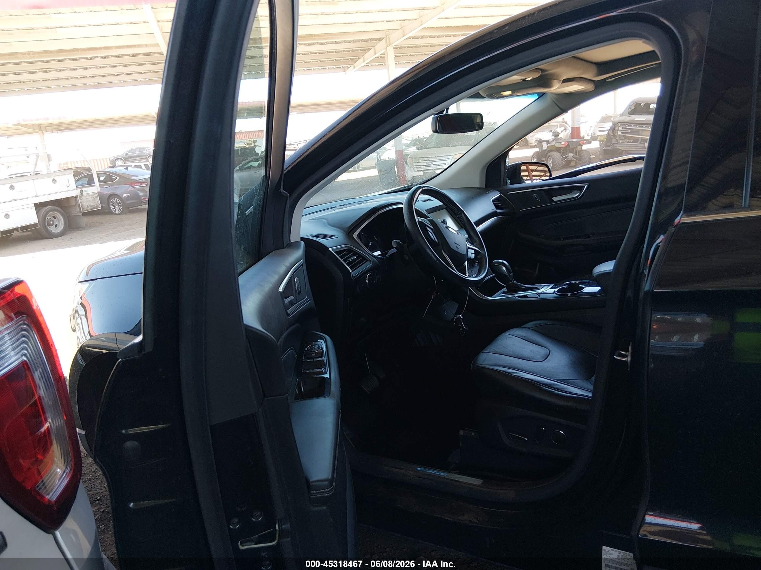 2015 Ford Edge Titanium Black vin: 2FMTK4K84FBC15000