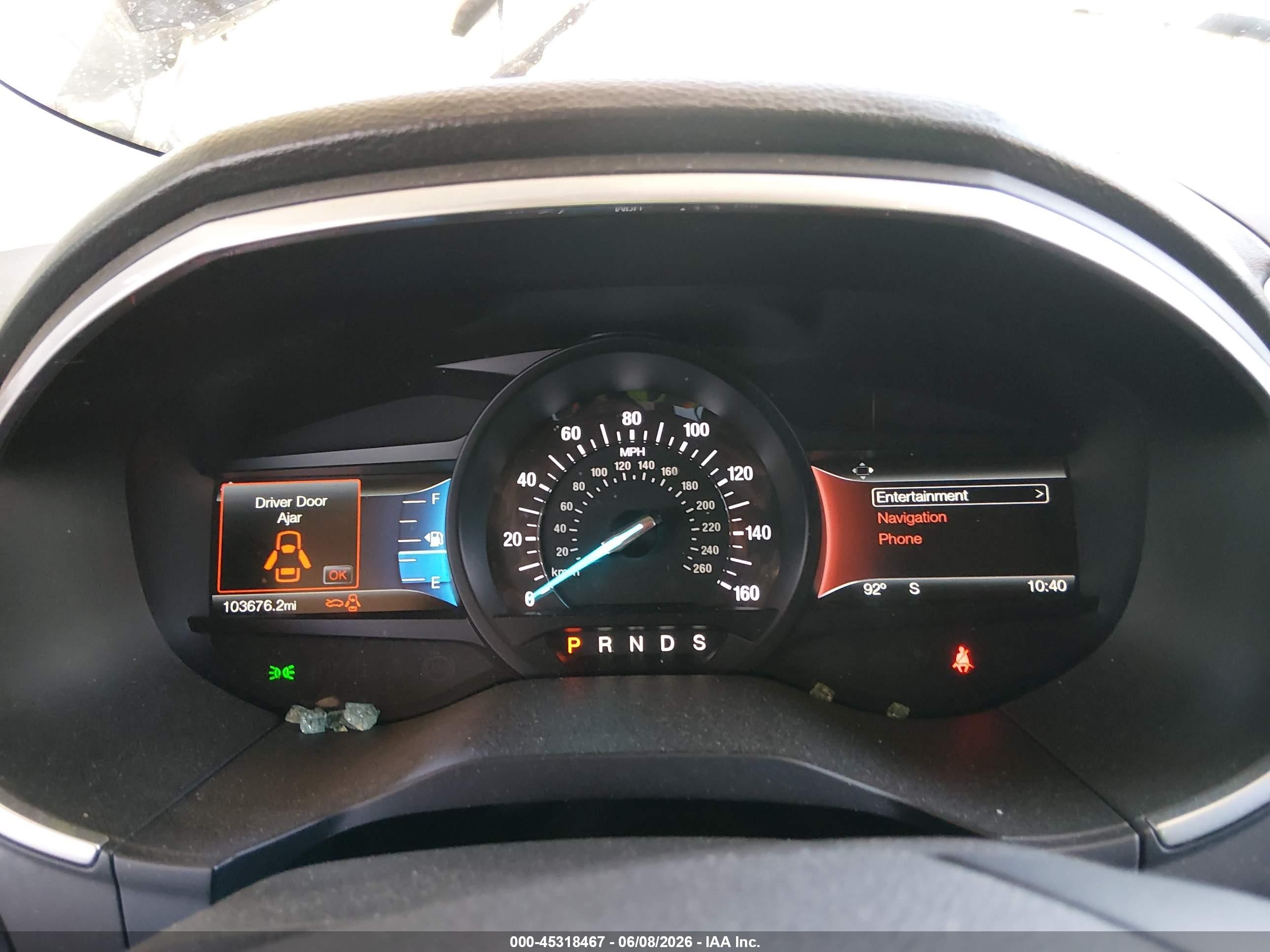 2015 Ford Edge Titanium Black vin: 2FMTK4K84FBC15000