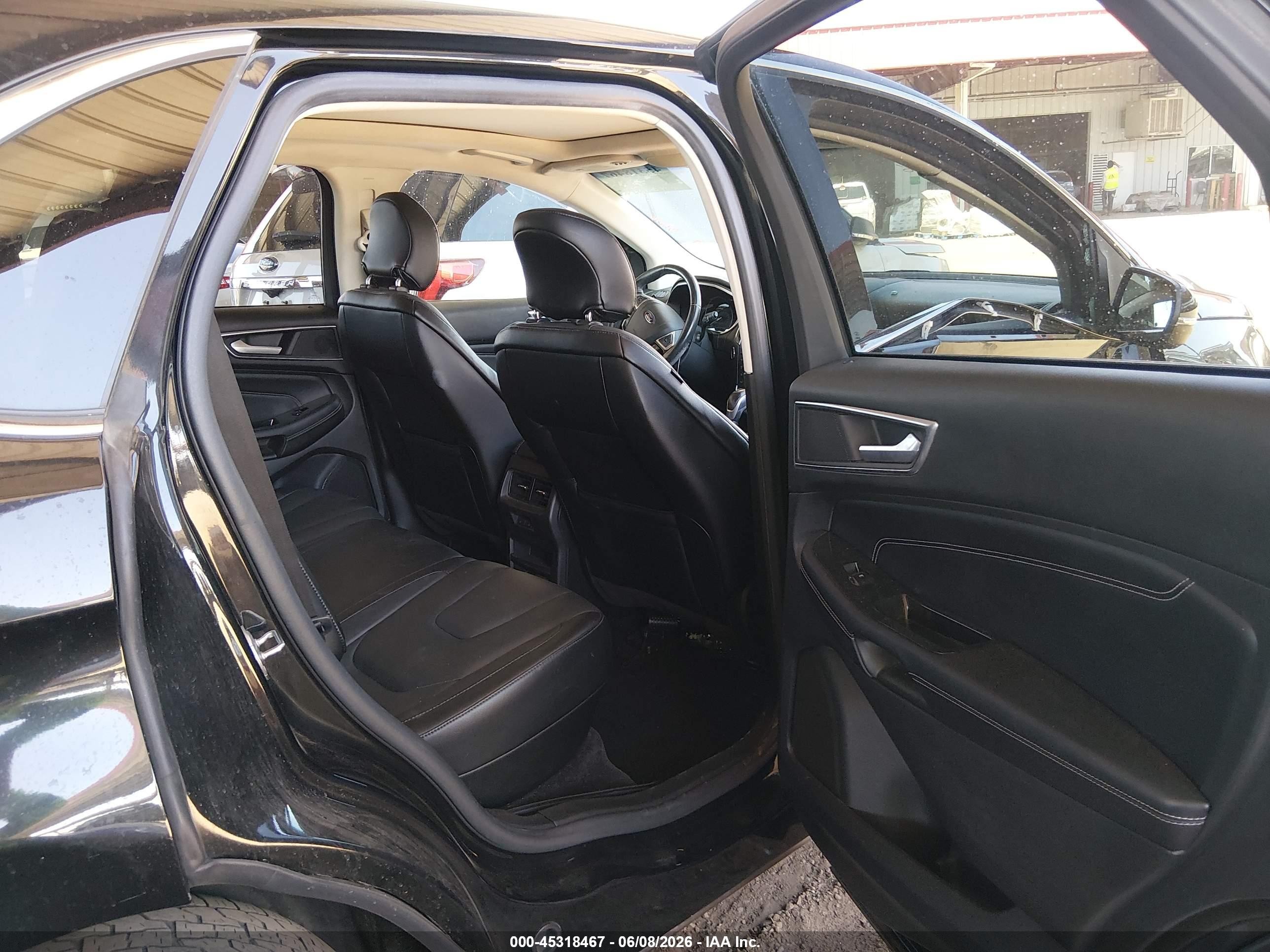 2015 Ford Edge Titanium Black vin: 2FMTK4K84FBC15000