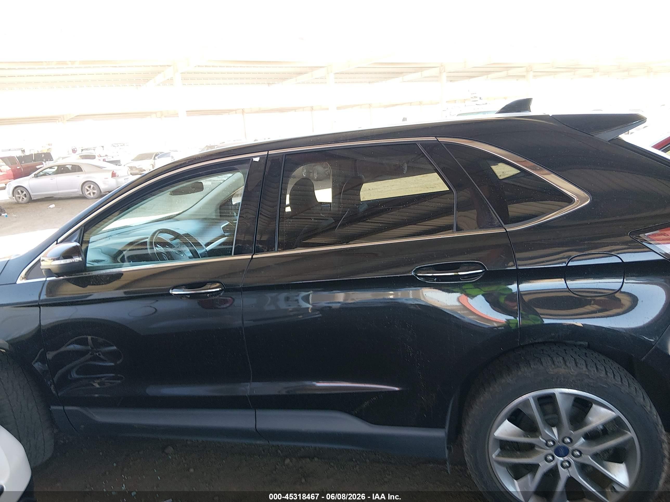 2015 Ford Edge Titanium Black vin: 2FMTK4K84FBC15000