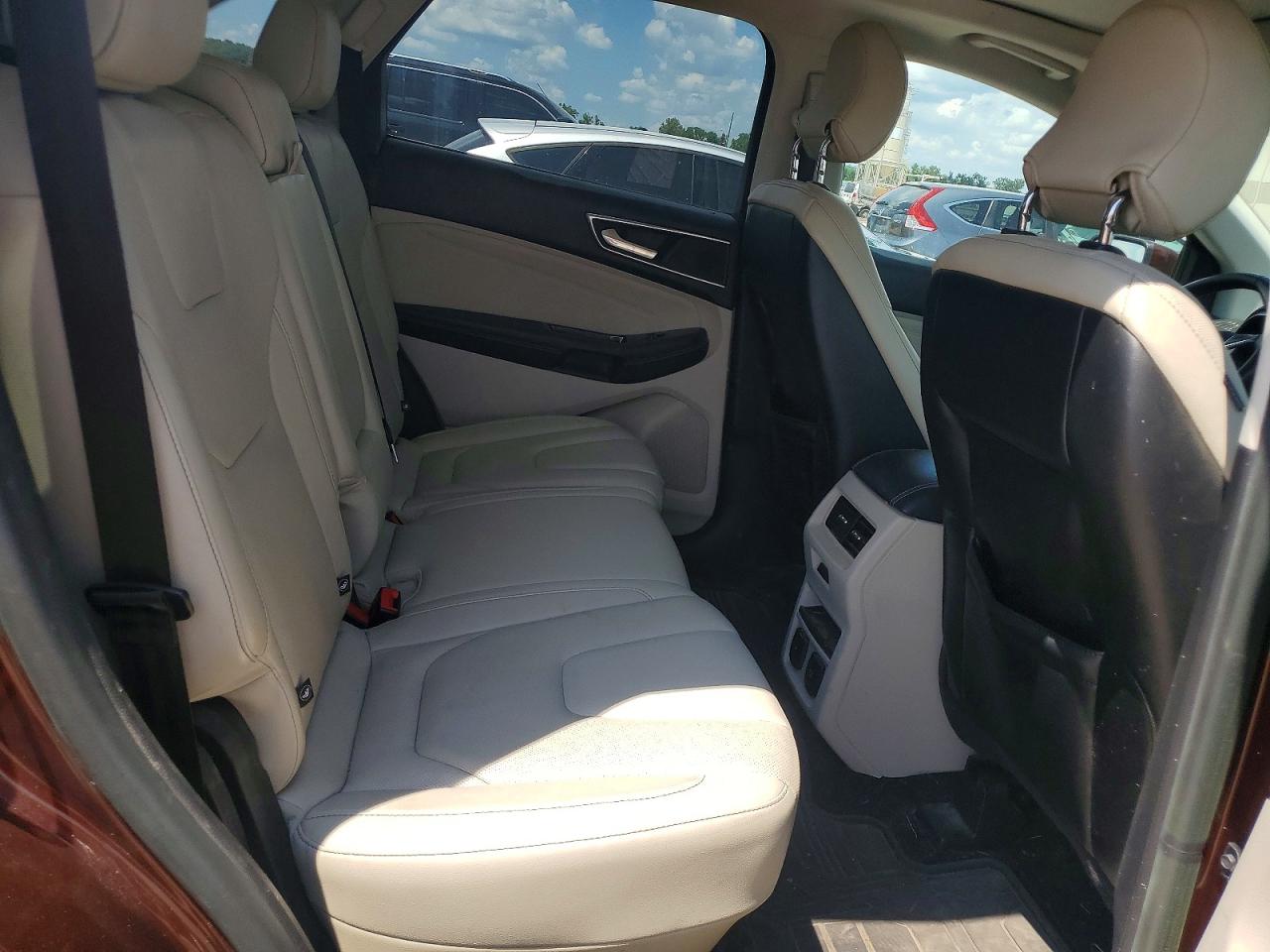 2015 Ford Edge Titanium Burgundy vin: 2FMTK4K85FBB66728
