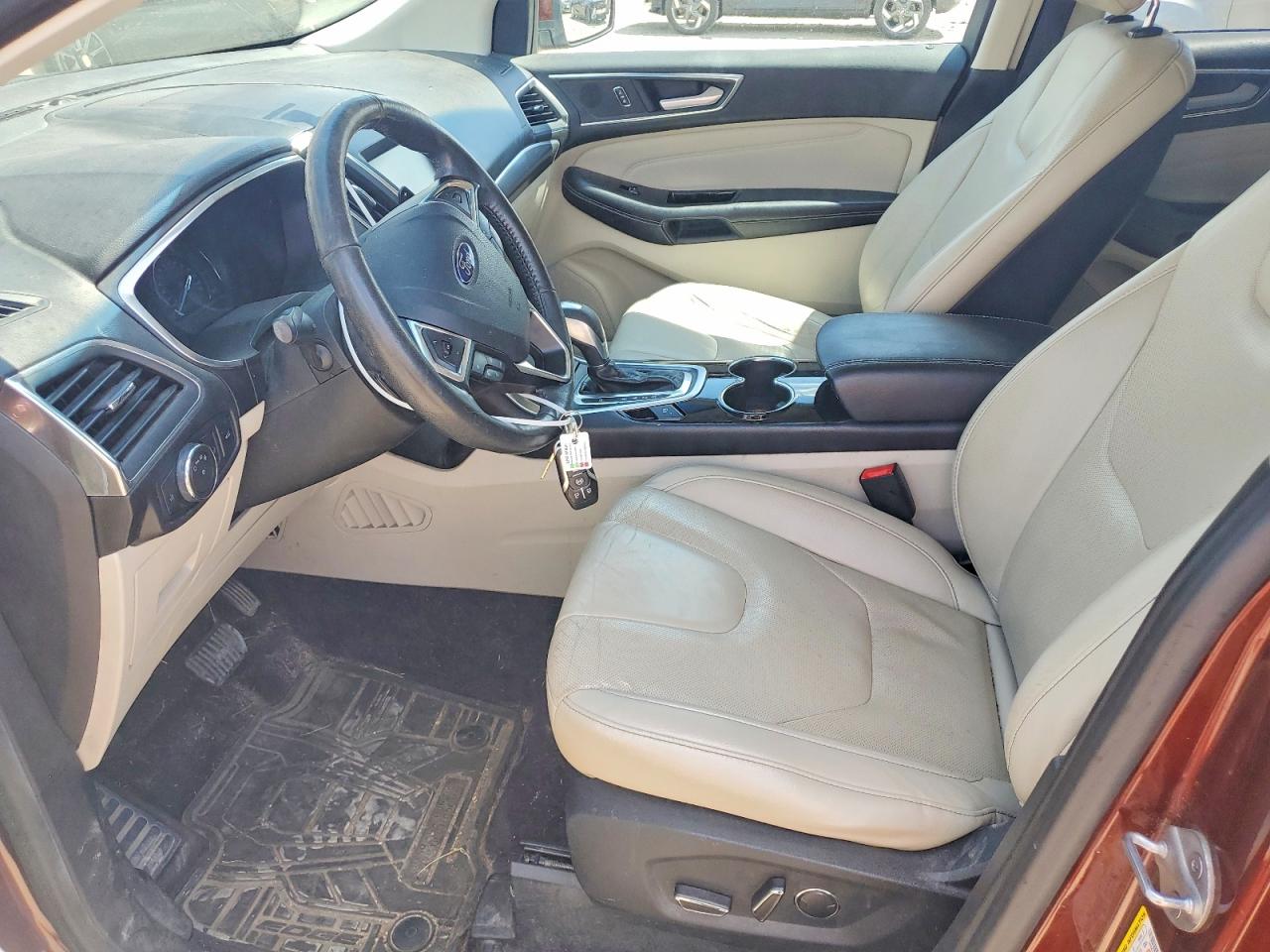 2015 Ford Edge Titanium Burgundy vin: 2FMTK4K85FBB66728