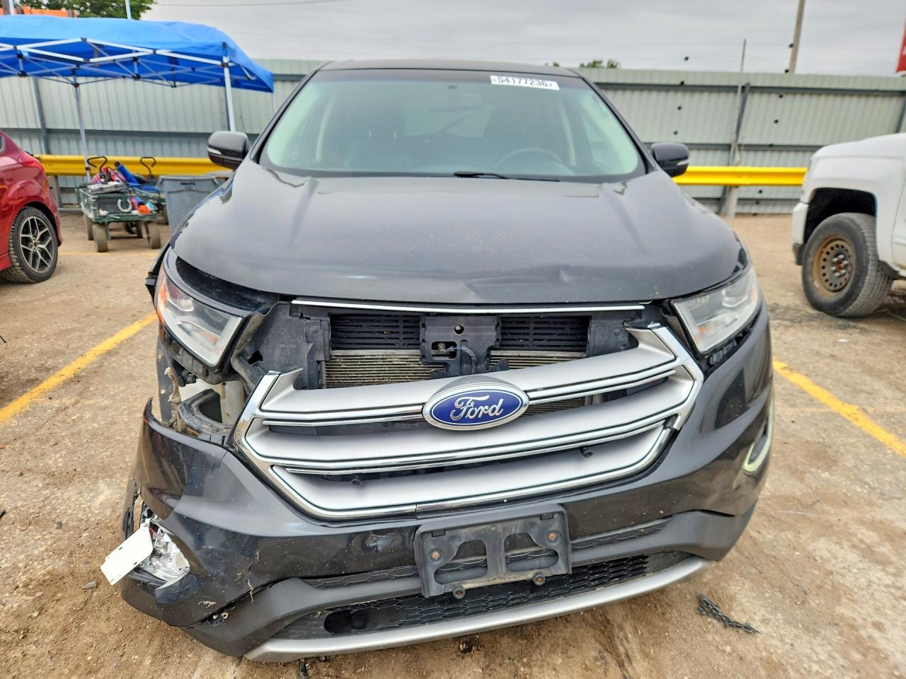 2015 Ford Edge Titanium Black vin: 2FMTK4K86FBB13326