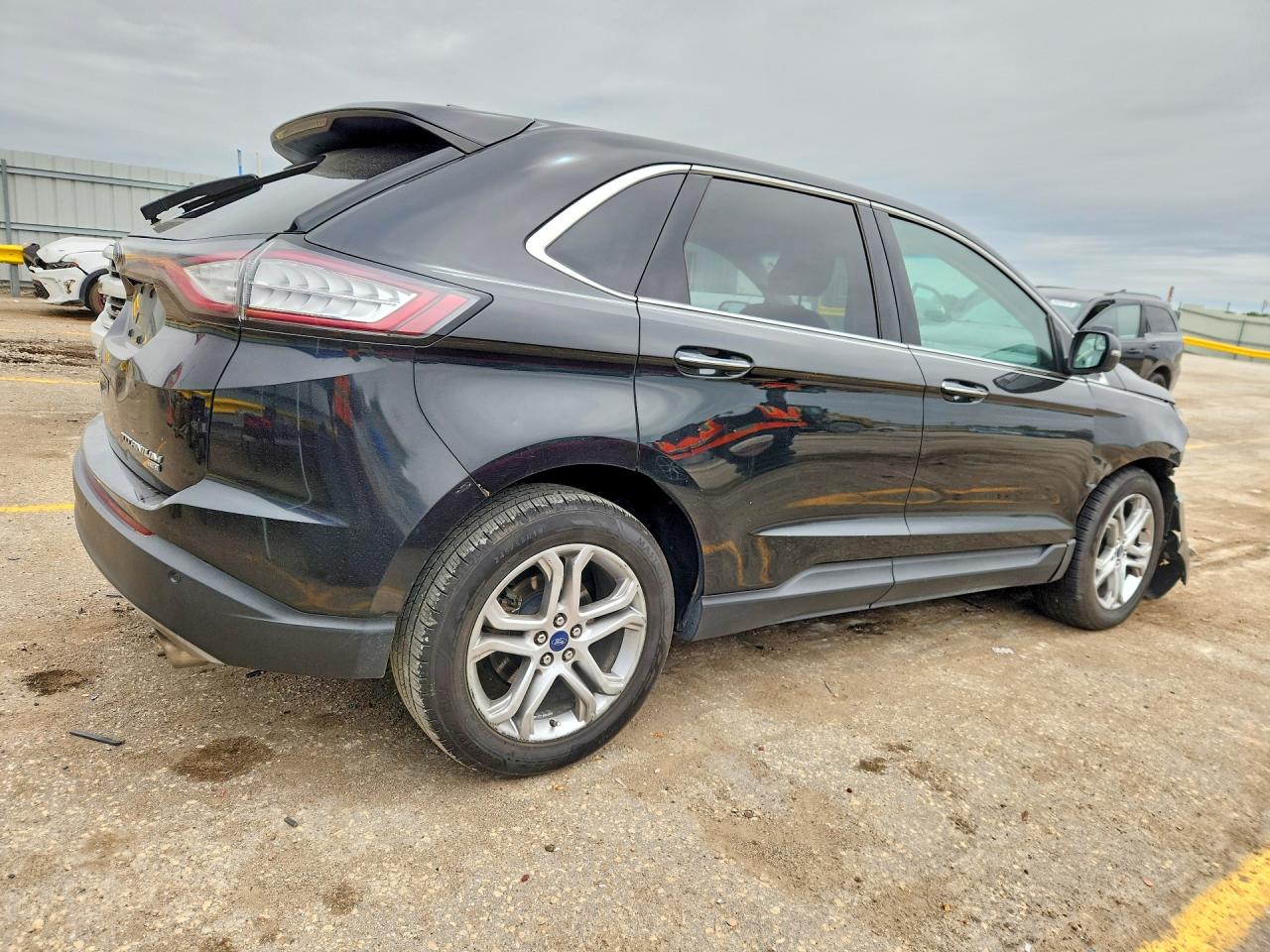 2015 Ford Edge Titanium Black vin: 2FMTK4K86FBB13326