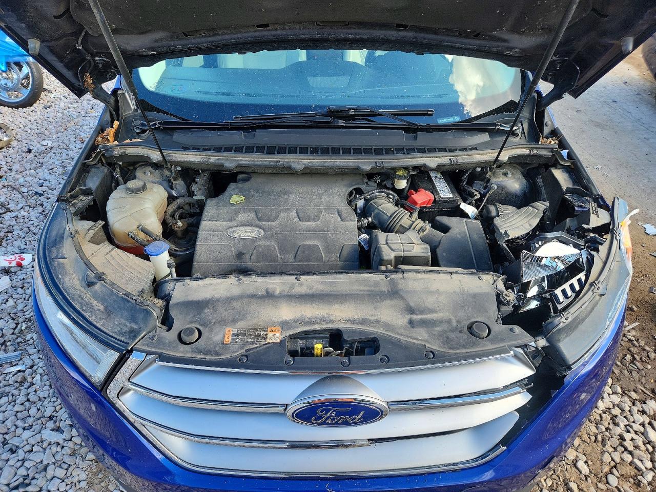 2015 Ford Edge Titanium Blue vin: 2FMTK4K86FBB88527