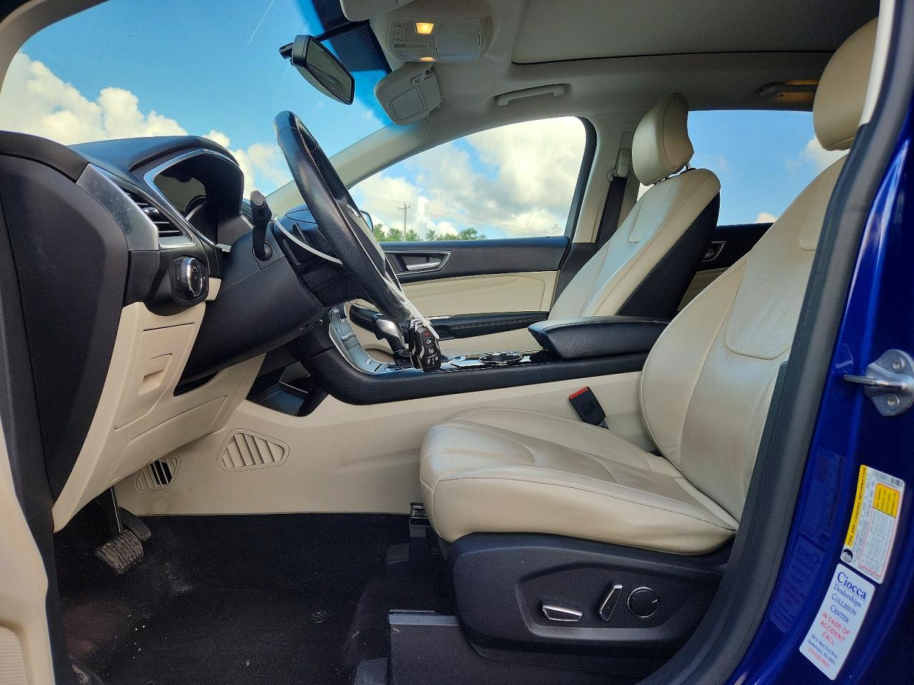 2015 Ford Edge Titanium Blue vin: 2FMTK4K86FBB88527