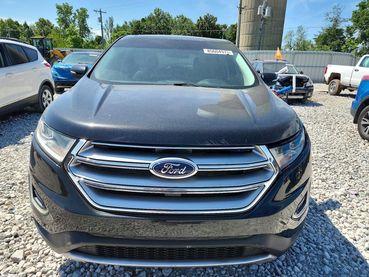 2015 Ford Edge Black vin: 2FMTK4K86FBC25463
