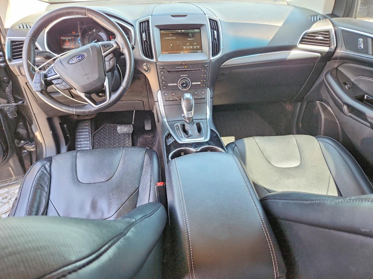 2015 Ford Edge Black vin: 2FMTK4K86FBC25463