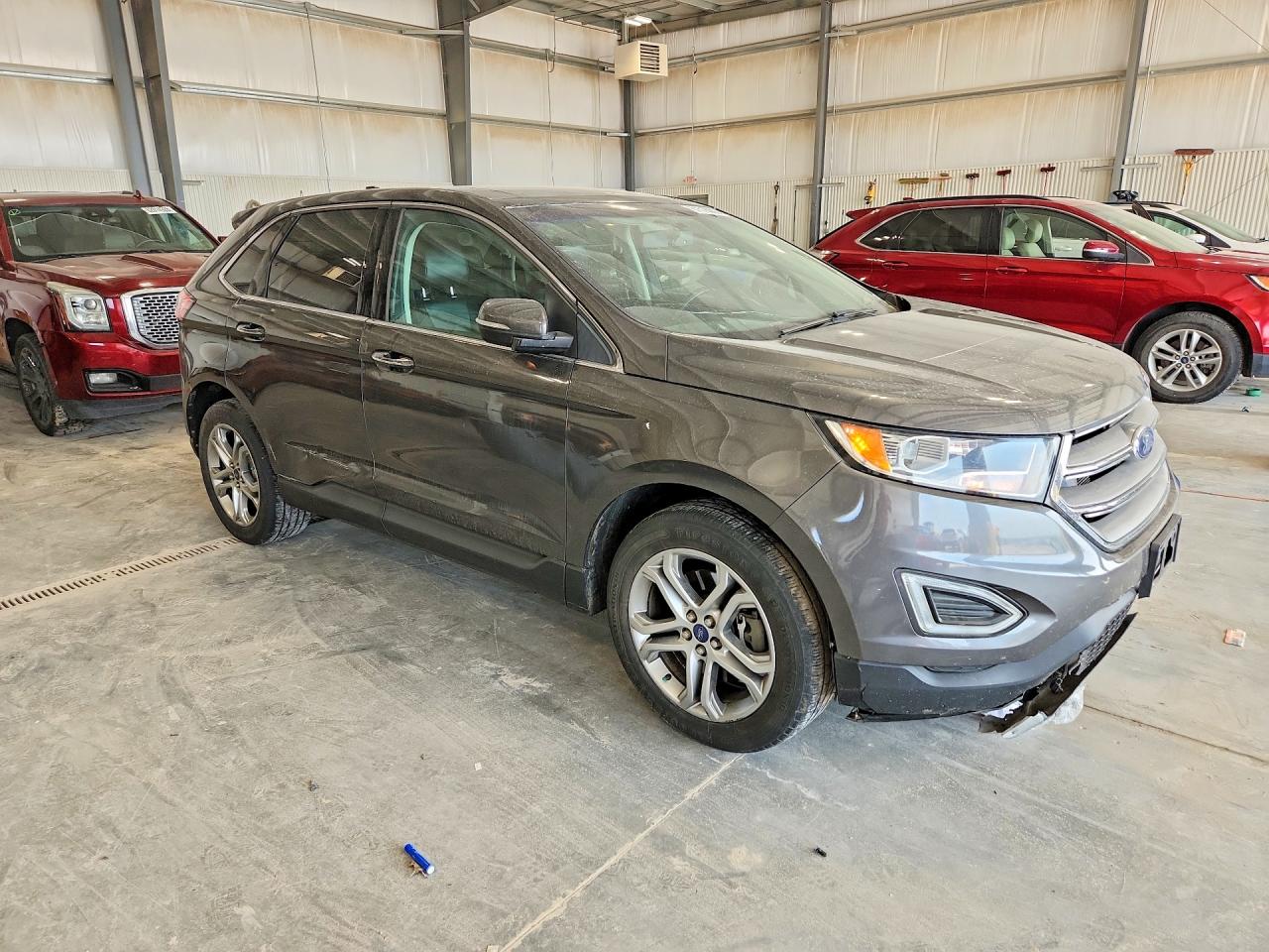 2015 Ford Edge Titanium Silver vin: 2FMTK4K87FBB30779