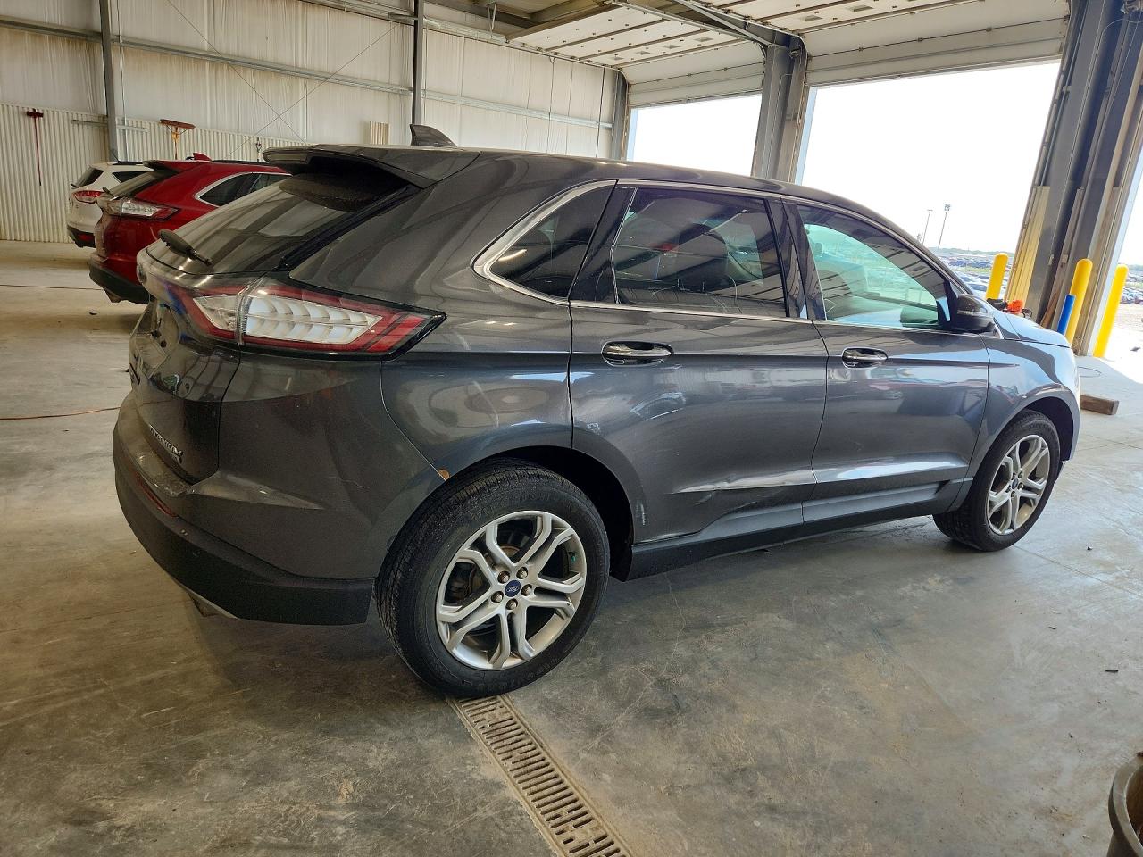 2015 Ford Edge Titanium Silver vin: 2FMTK4K87FBB30779