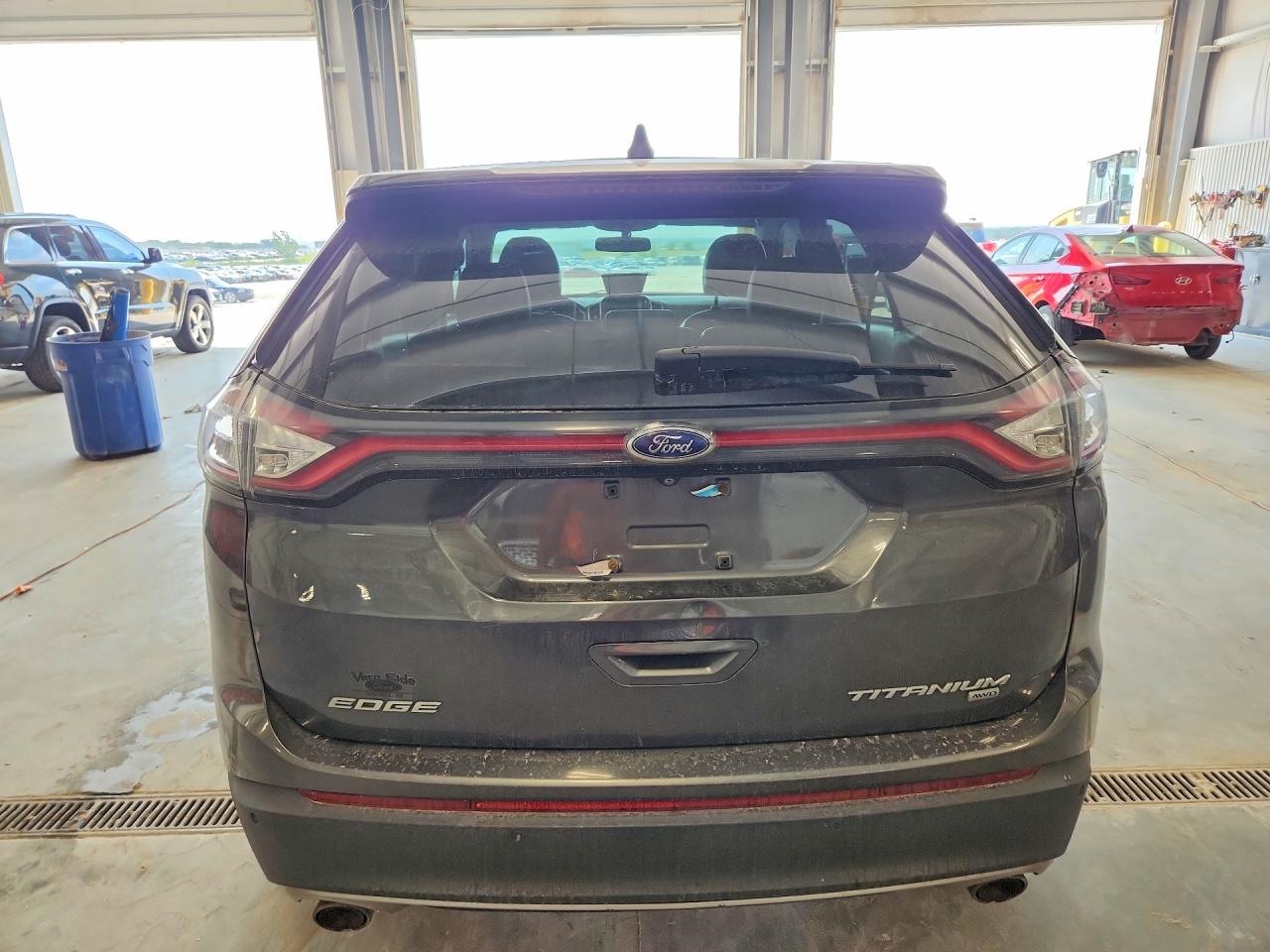 2015 Ford Edge Titanium Silver vin: 2FMTK4K87FBB30779