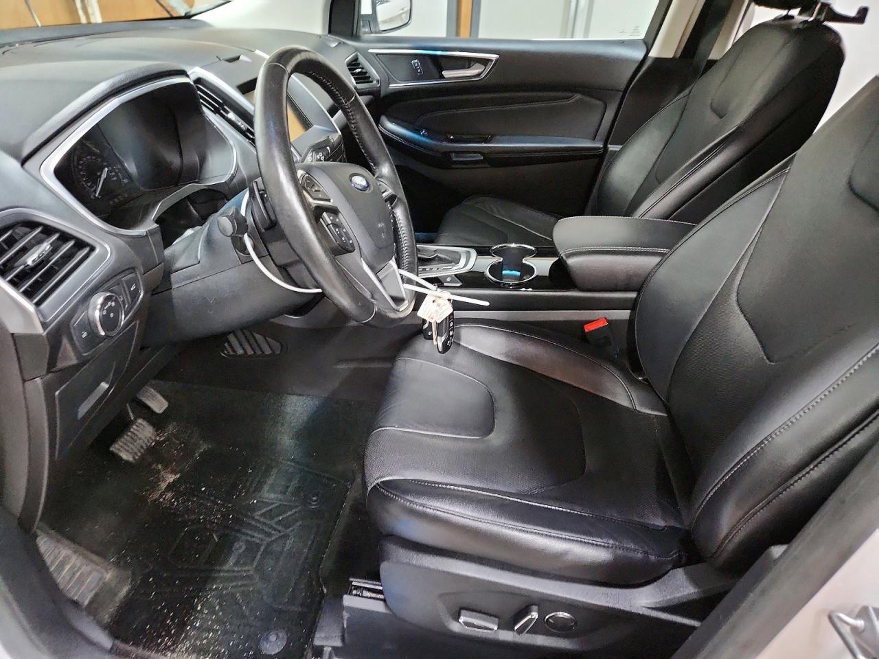 2015 Ford Edge Titanium White vin: 2FMTK4K87FBB37859