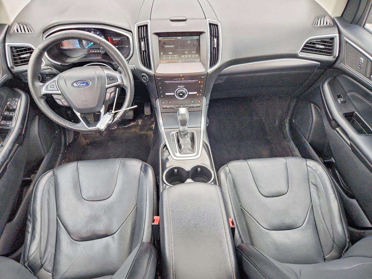 2015 Ford Edge Titanium Черный vin: 2FMTK4K87FBB74801