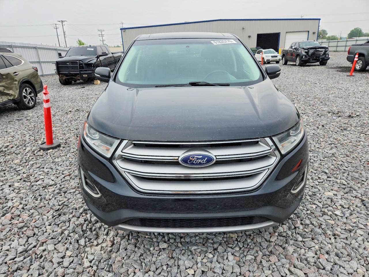 2015 Ford Edge Titanium Черный vin: 2FMTK4K87FBB74801