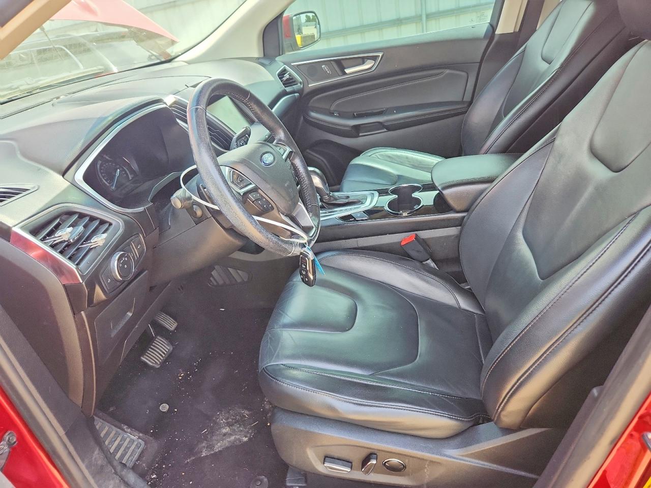 2015 Ford Edge Titanium Red vin: 2FMTK4K87FBC39548