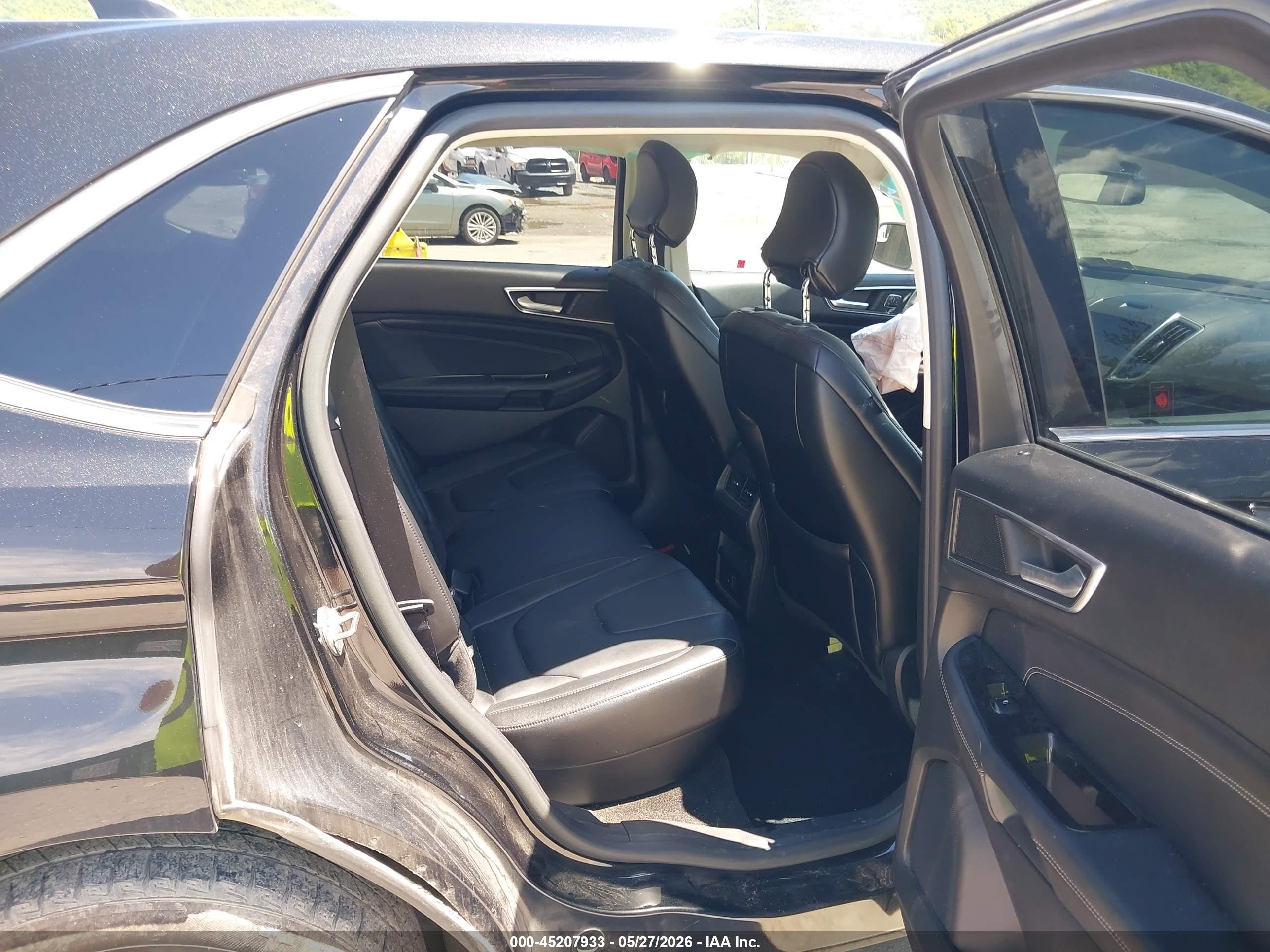 2015 Ford Edge Titanium Black vin: 2FMTK4K88FBB52516