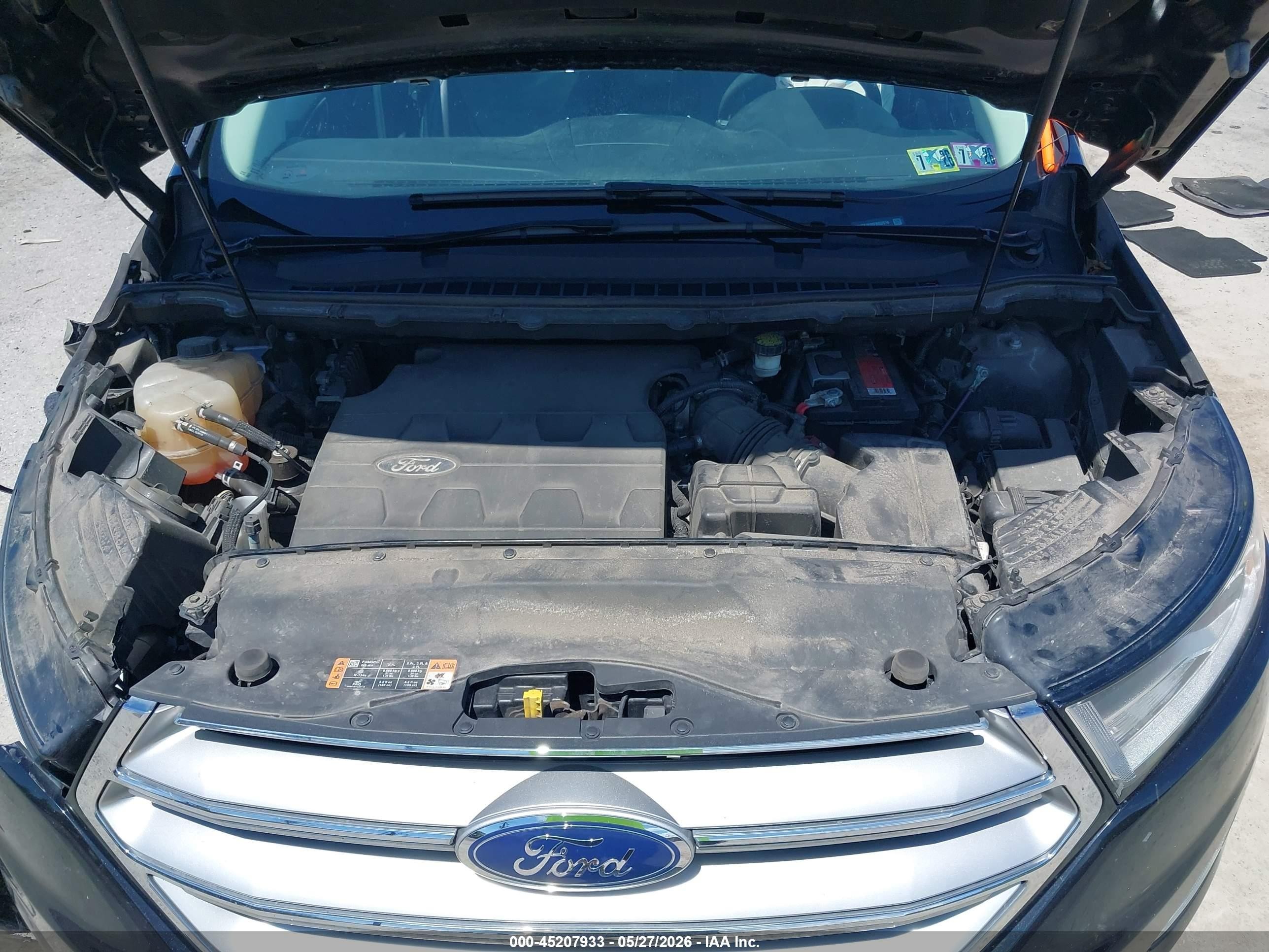 2015 Ford Edge Titanium Black vin: 2FMTK4K88FBB52516