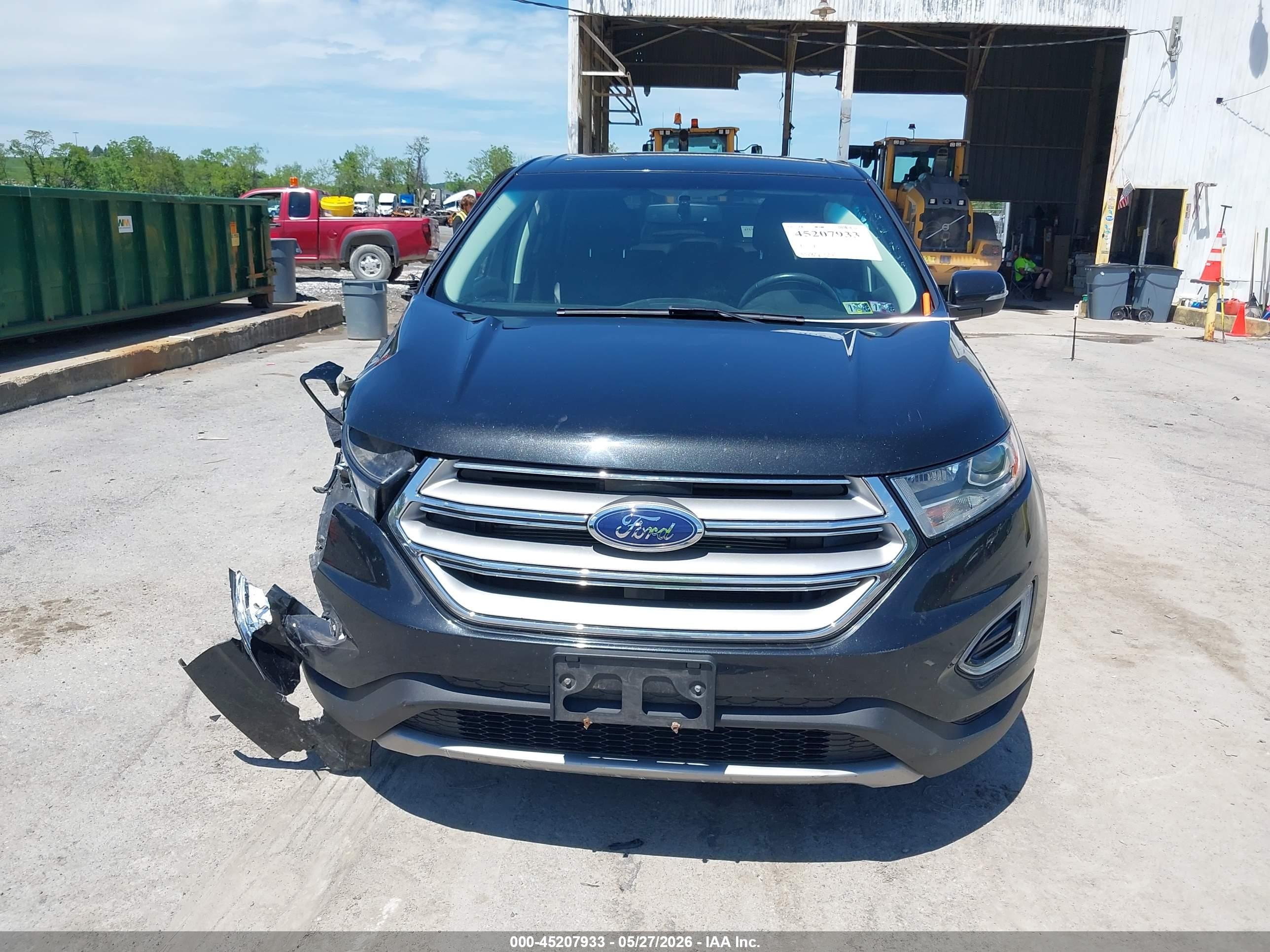 2015 Ford Edge Titanium Black vin: 2FMTK4K88FBB52516