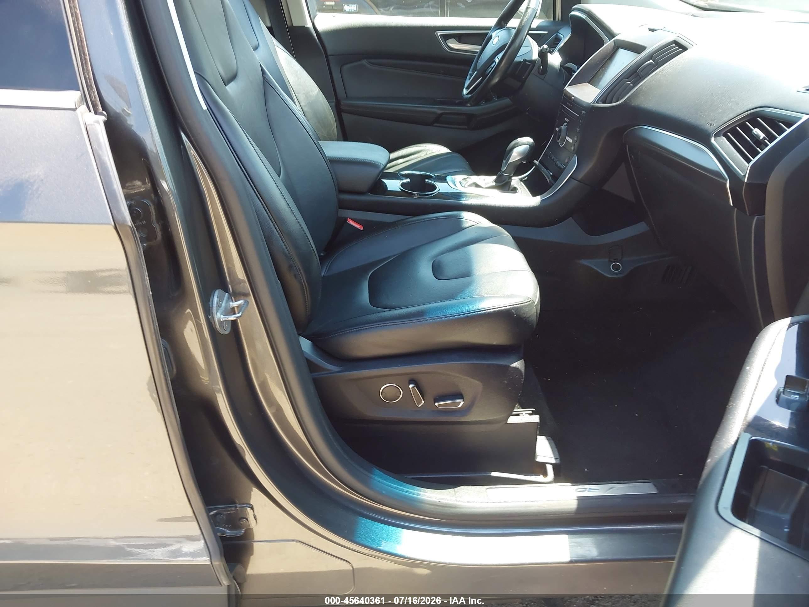 2015 Ford Edge Titanium Gray vin: 2FMTK4K90FBB29126