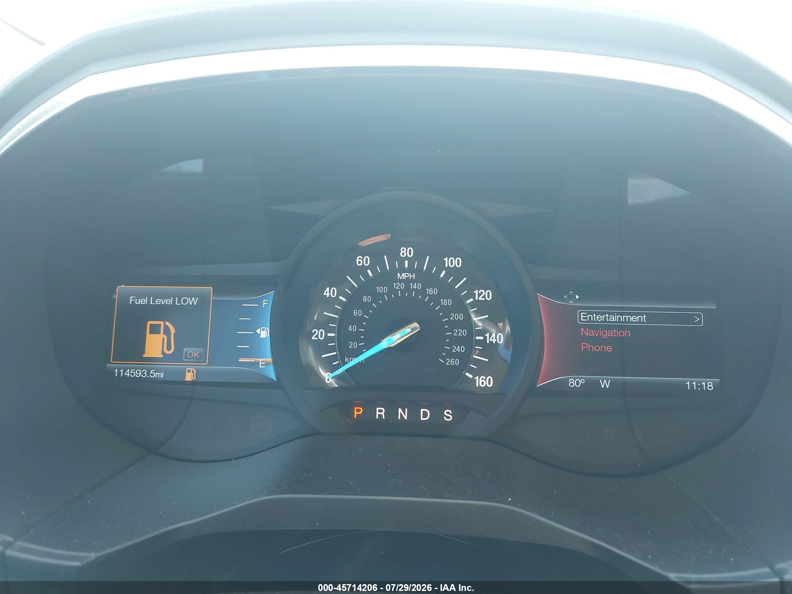2015 Ford Edge Titanium Серый vin: 2FMTK4K90FBB64779