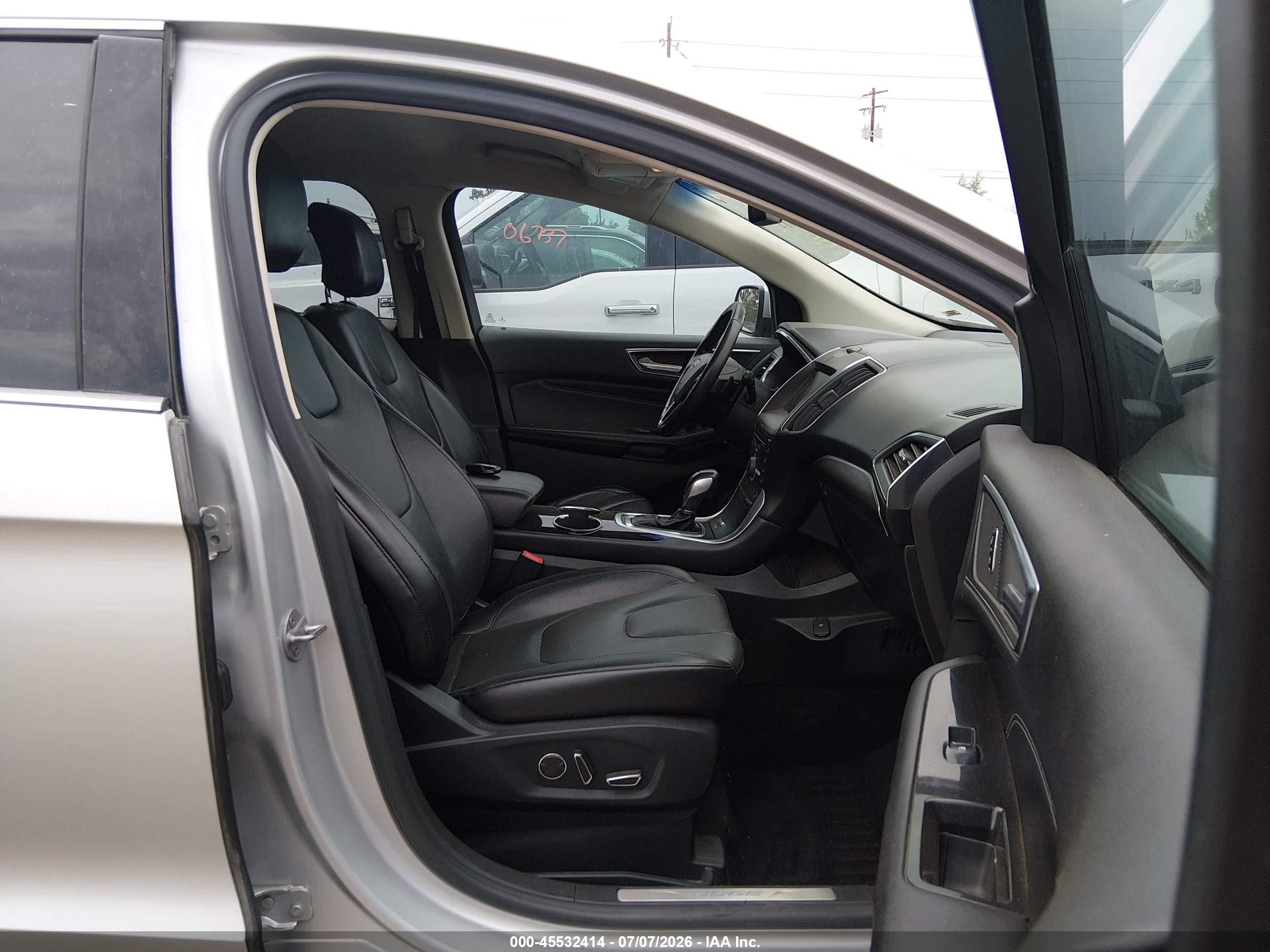 2015 Ford Edge Titanium Silver vin: 2FMTK4K91FBB30916