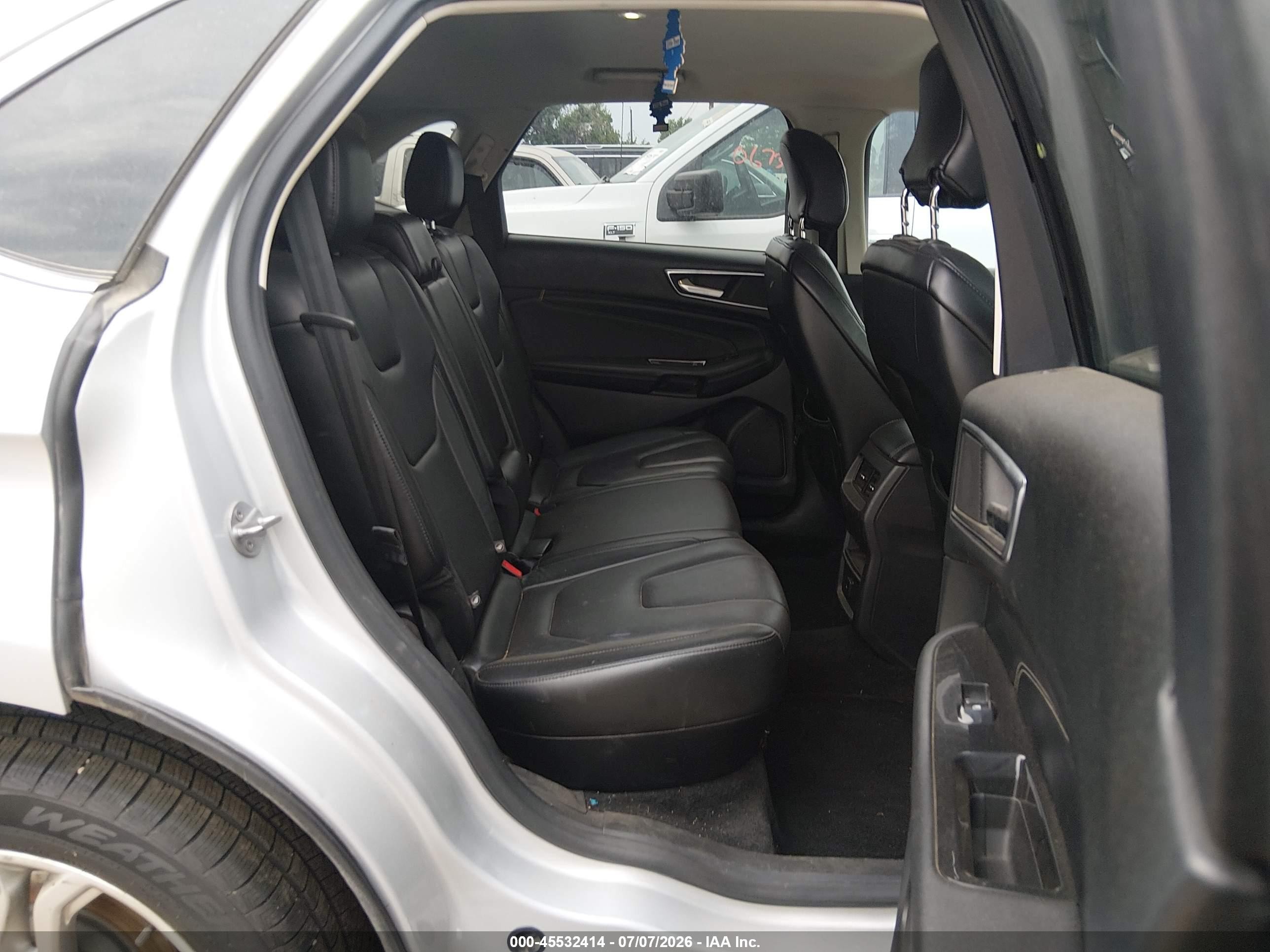2015 Ford Edge Titanium Silver vin: 2FMTK4K91FBB30916