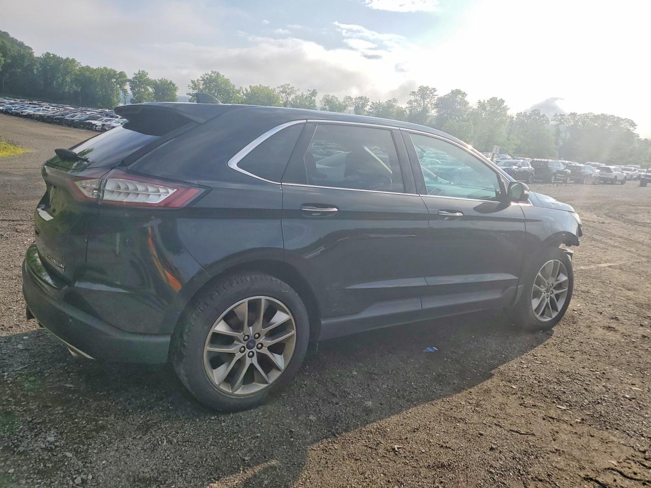 2015 Ford Edge Titanium Black vin: 2FMTK4K91FBB49658