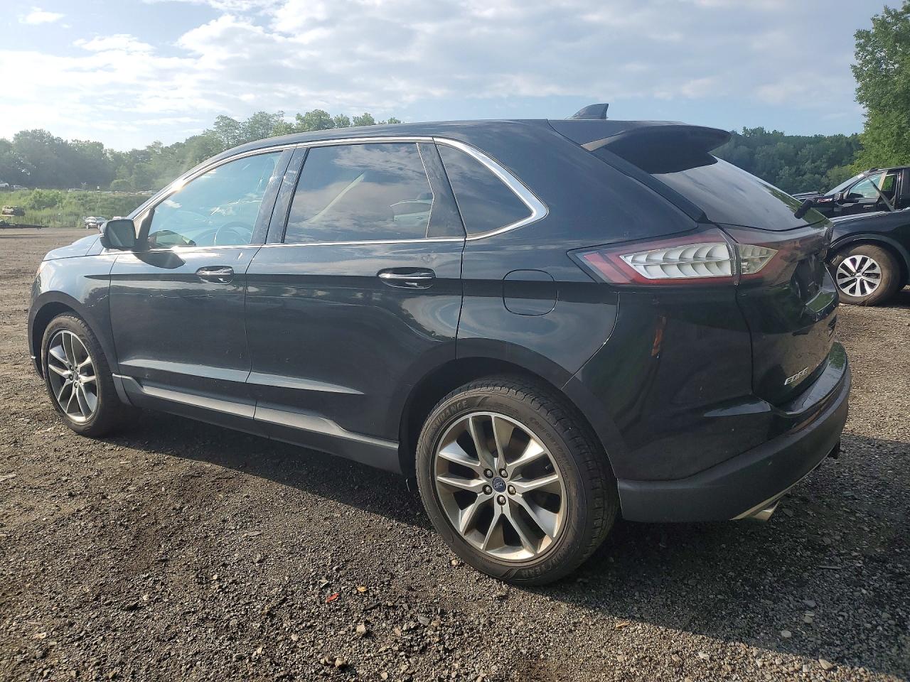 2015 Ford Edge Titanium Black vin: 2FMTK4K91FBB49658