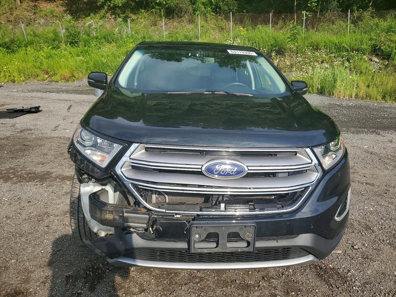 2015 Ford Edge Titanium Black vin: 2FMTK4K91FBB49658