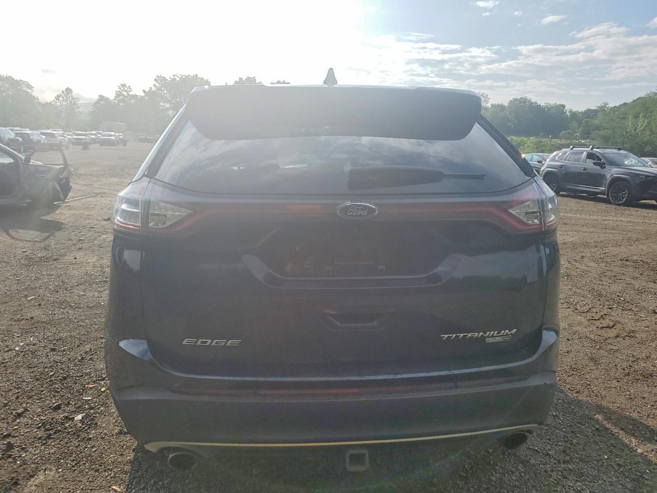 2015 Ford Edge Titanium Black vin: 2FMTK4K91FBB49658