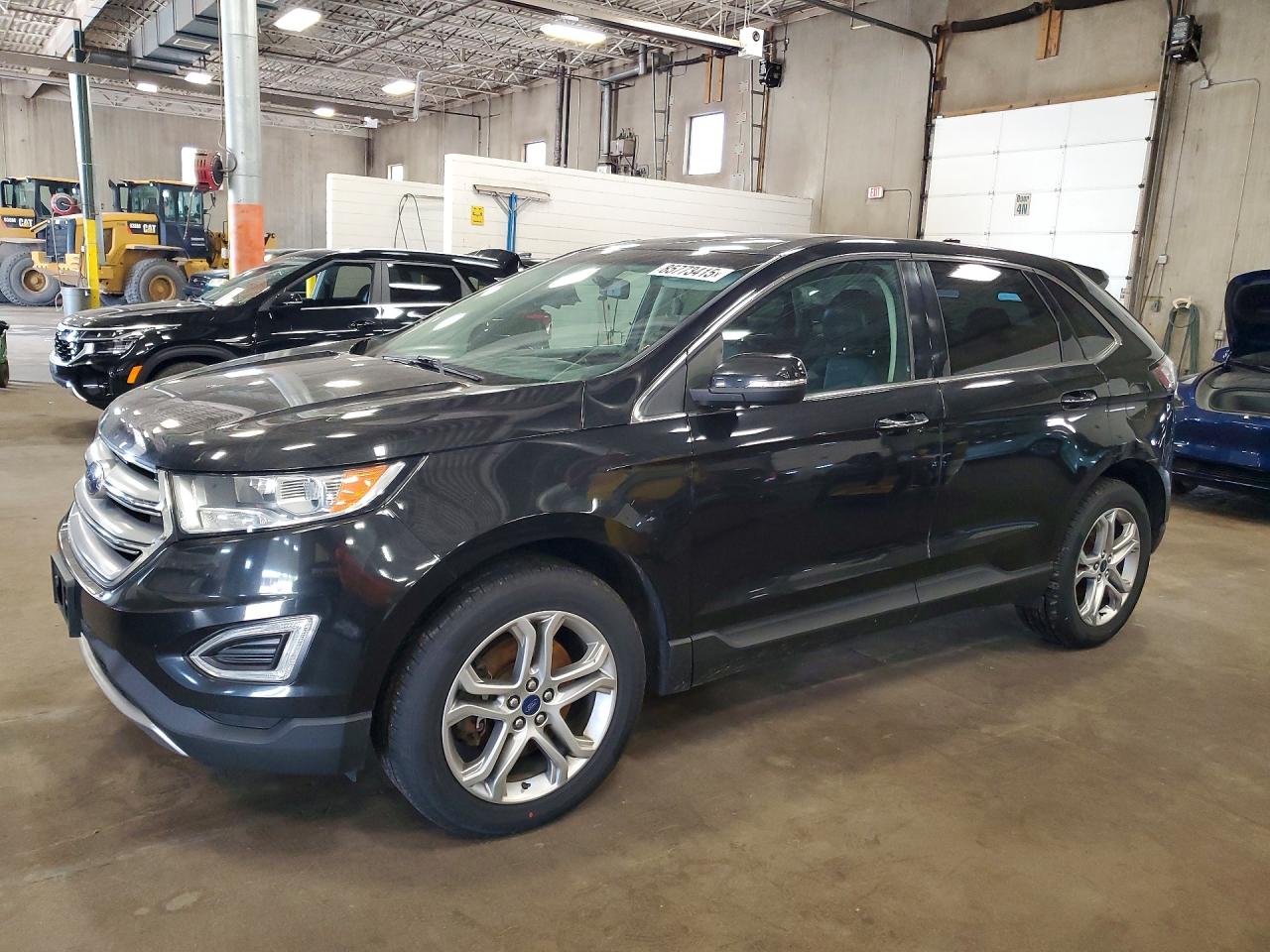 2015 Ford Edge Titanium Black vin: 2FMTK4K91FBB61454