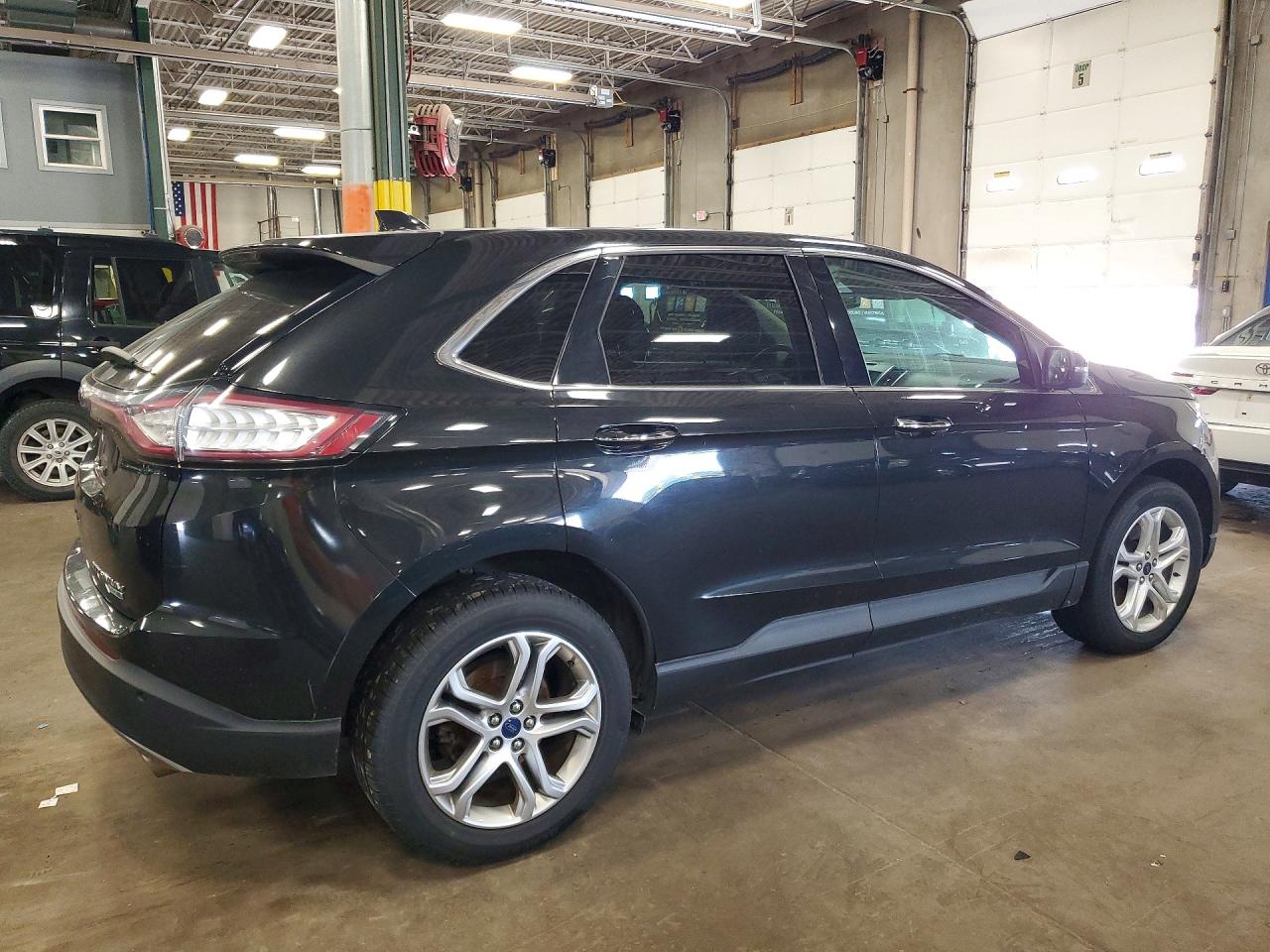 2015 Ford Edge Titanium Black vin: 2FMTK4K91FBB61454