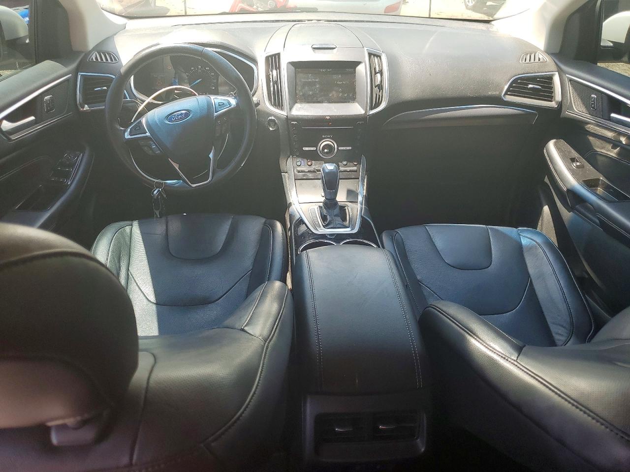 2015 Ford Edge Titanium White vin: 2FMTK4K92FBB40614