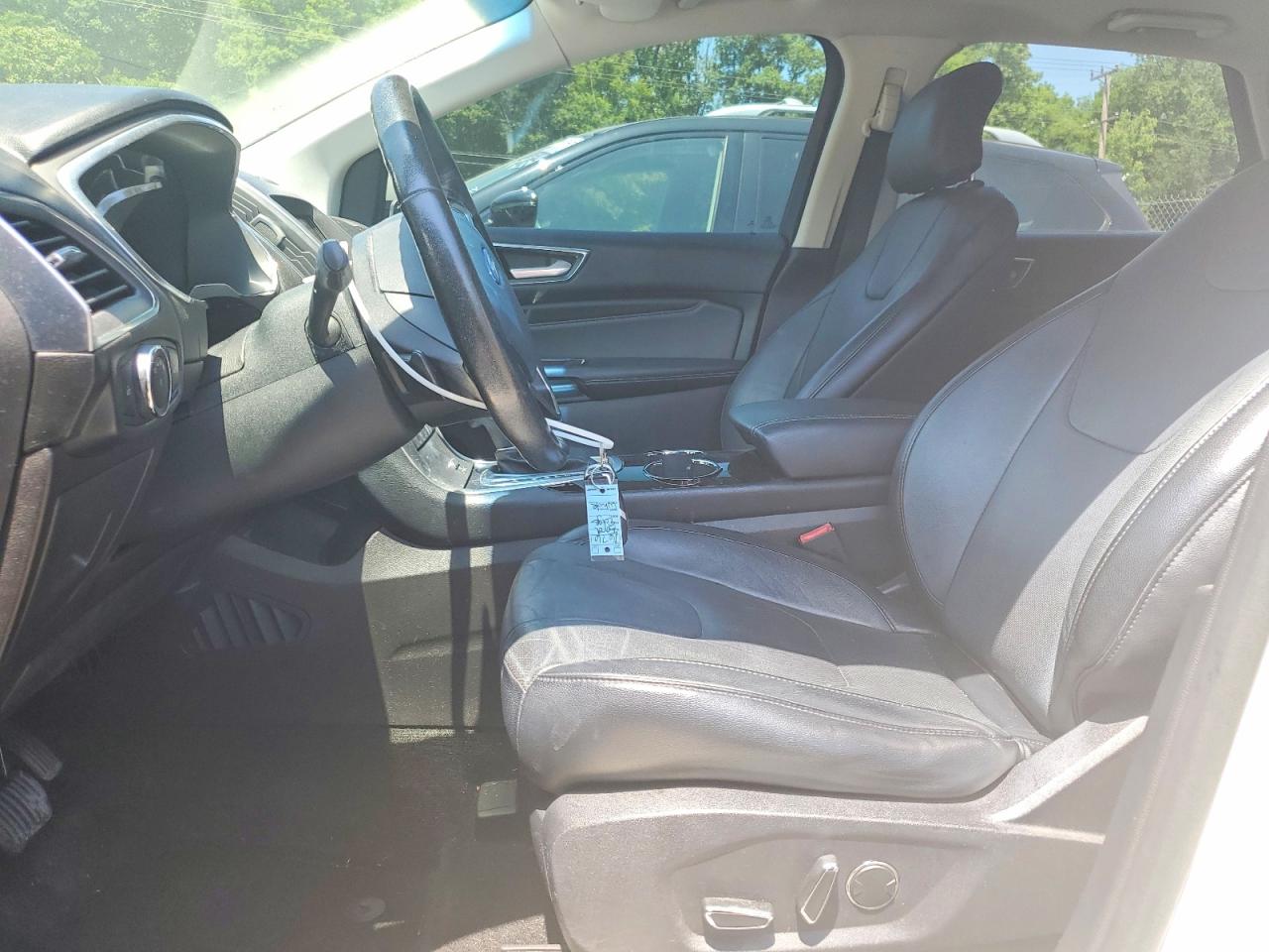 2015 Ford Edge Titanium White vin: 2FMTK4K92FBB40614