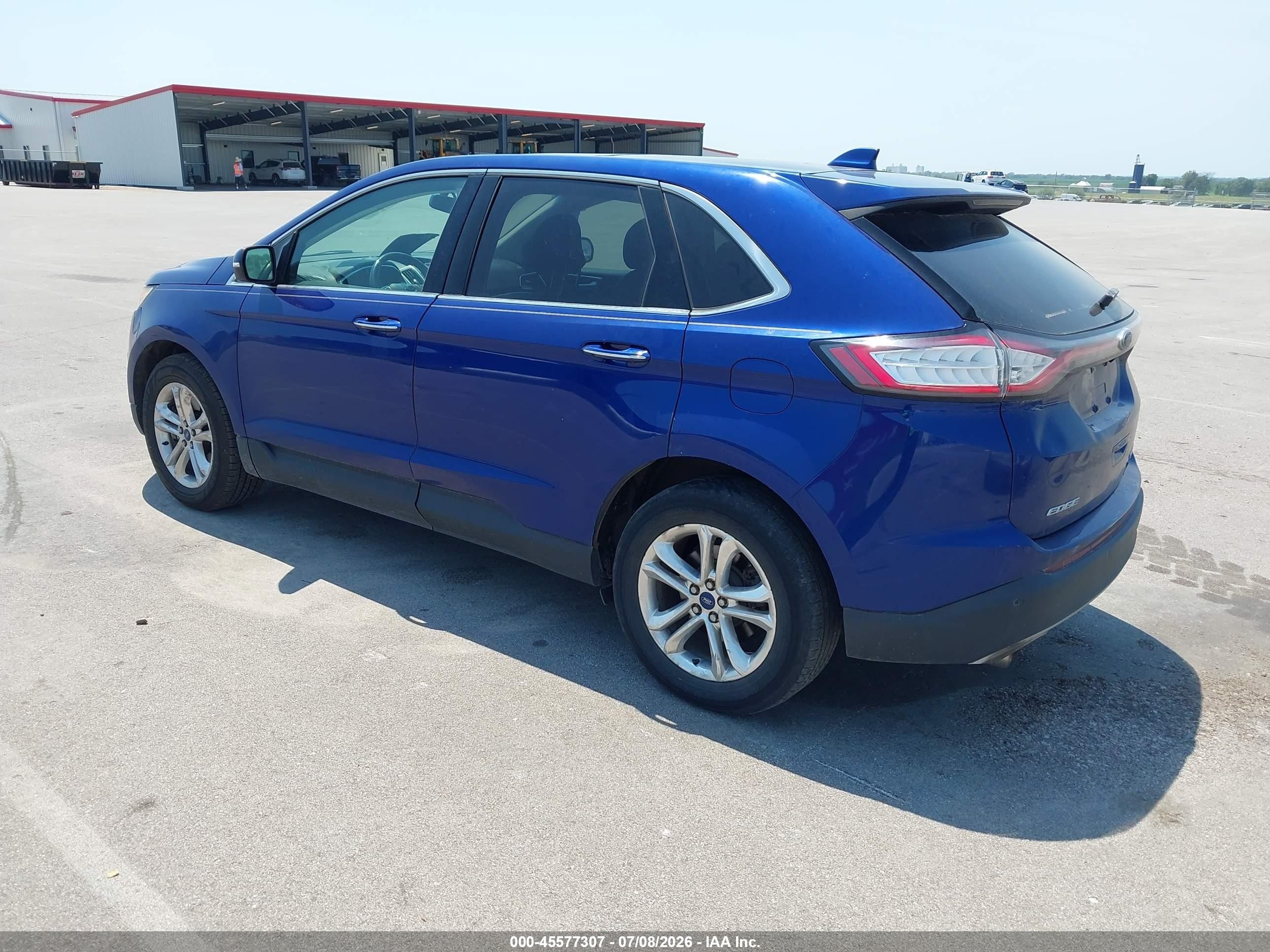 2015 Ford Edge Titanium Blue vin: 2FMTK4K92FBB65982