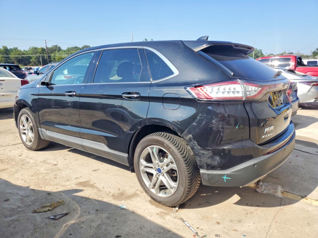 2015 Ford Edge Titanium Black vin: 2FMTK4K92FBC35643