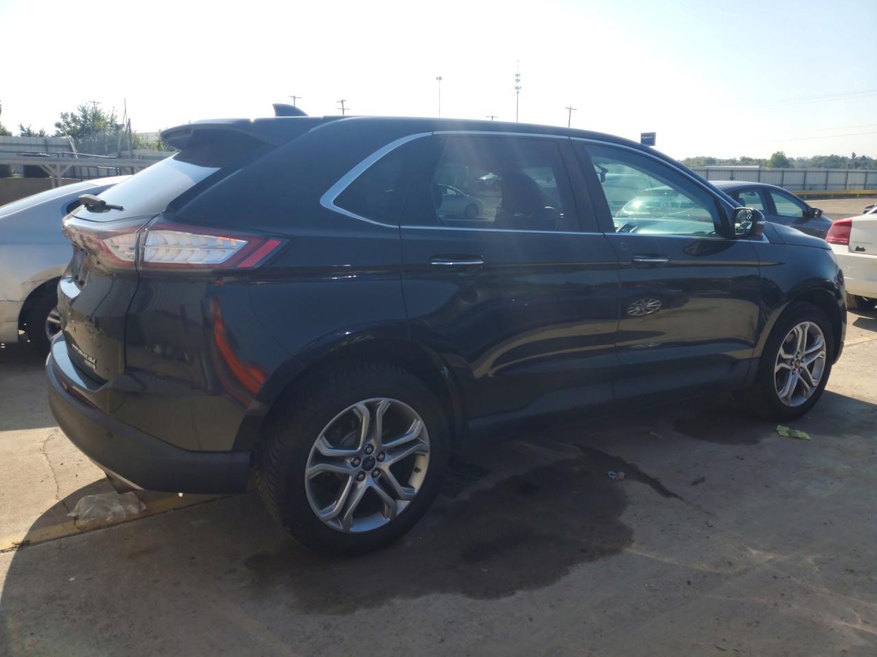 2015 Ford Edge Titanium Black vin: 2FMTK4K92FBC35643