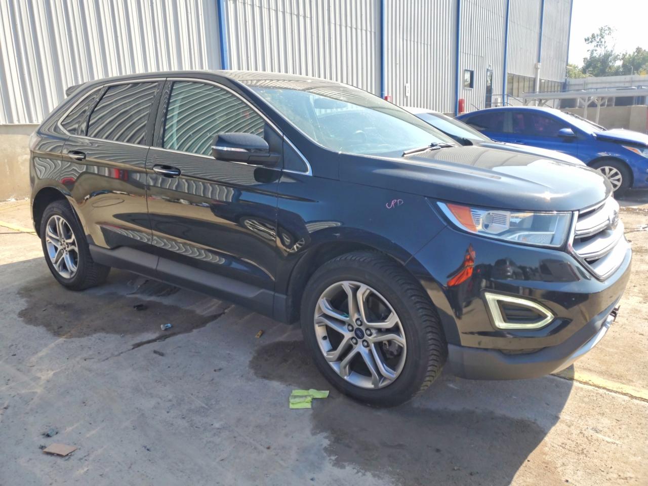2015 Ford Edge Titanium Black vin: 2FMTK4K92FBC35643