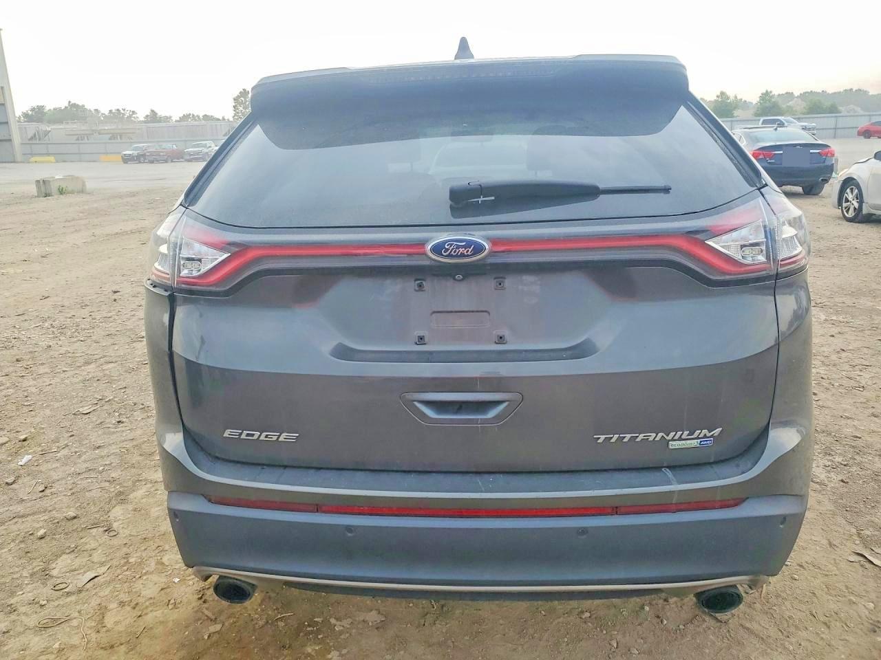 2015 Ford Edge Titanium Gray vin: 2FMTK4K93FBB13437