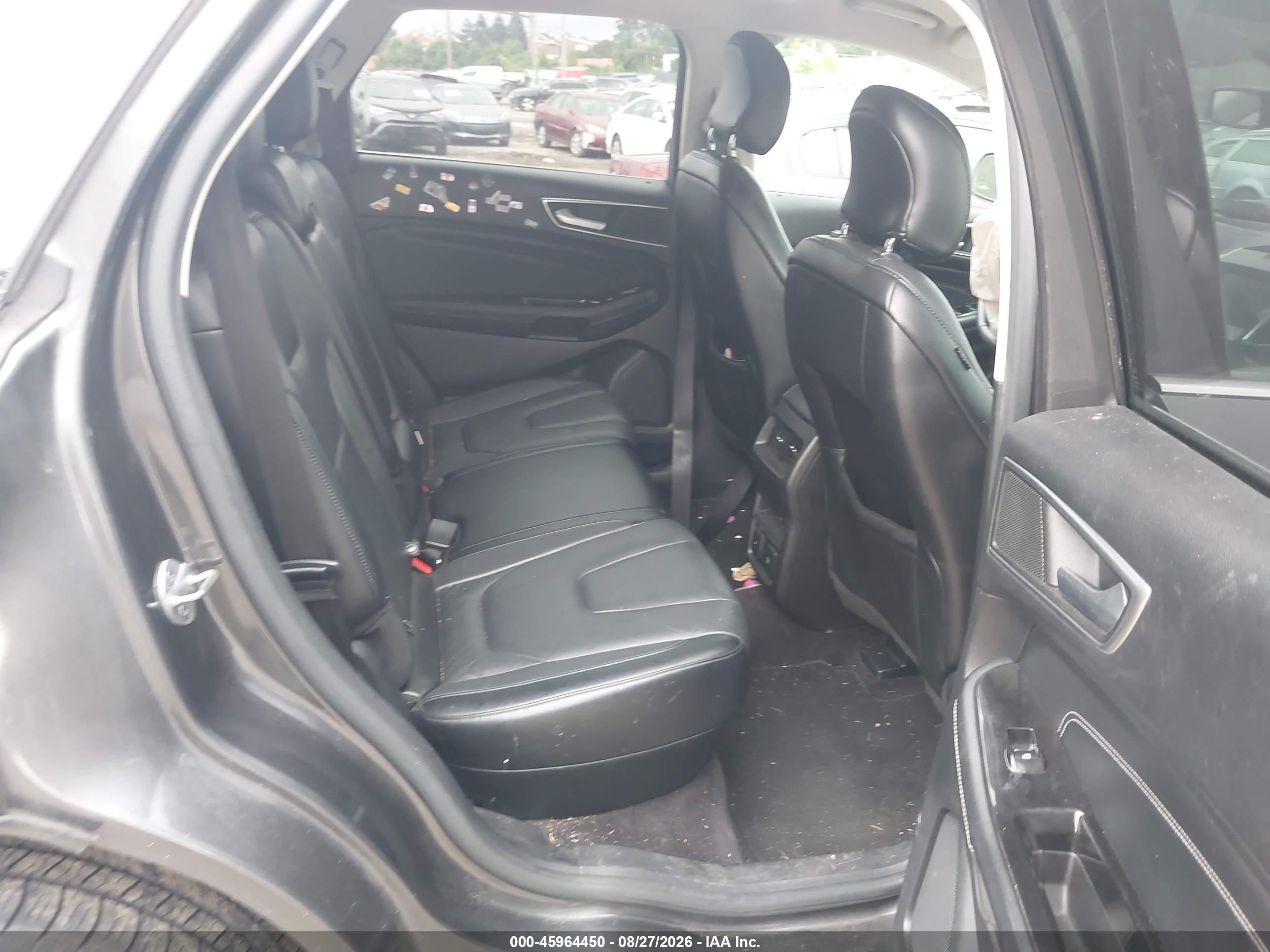 2015 Ford Edge Titanium Gray vin: 2FMTK4K93FBB62363