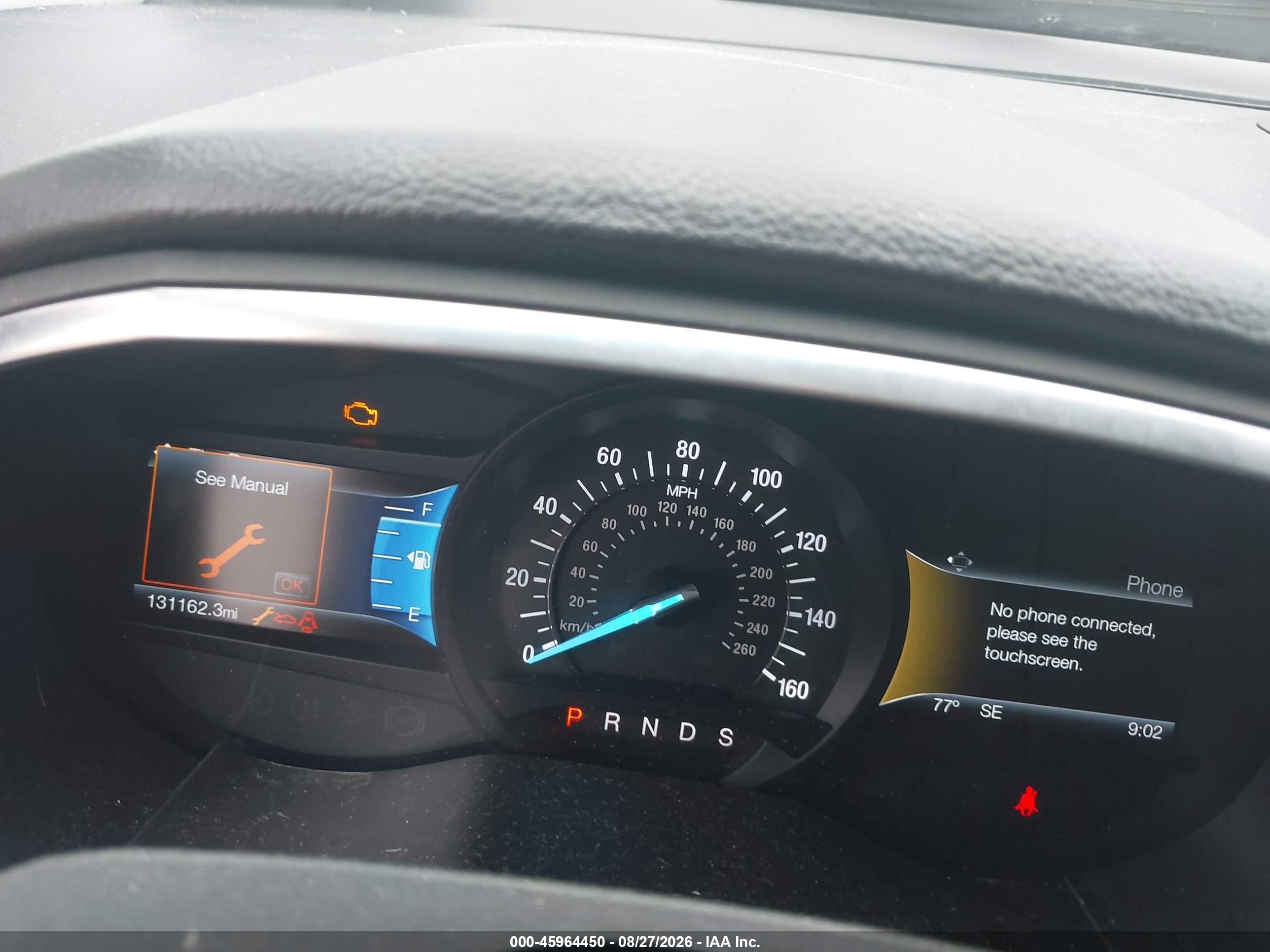 2015 Ford Edge Titanium Gray vin: 2FMTK4K93FBB62363