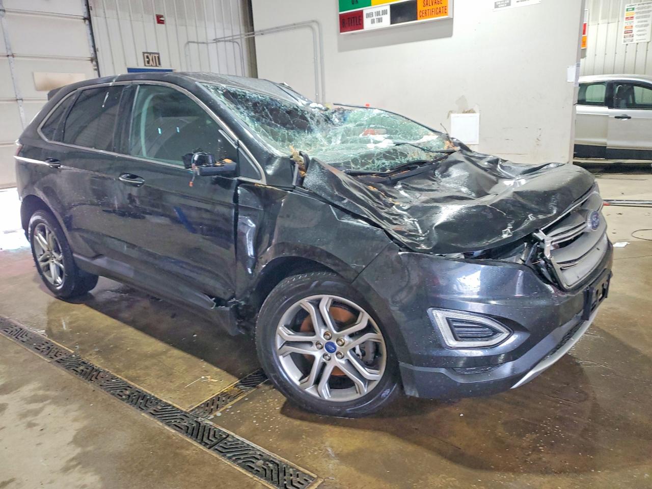 2015 Ford Edge Titanium Black vin: 2FMTK4K94FBB10112
