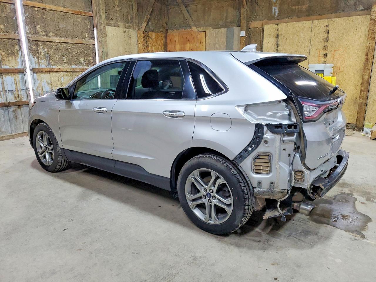 2015 Ford Edge Titanium Silver vin: 2FMTK4K94FBB22065