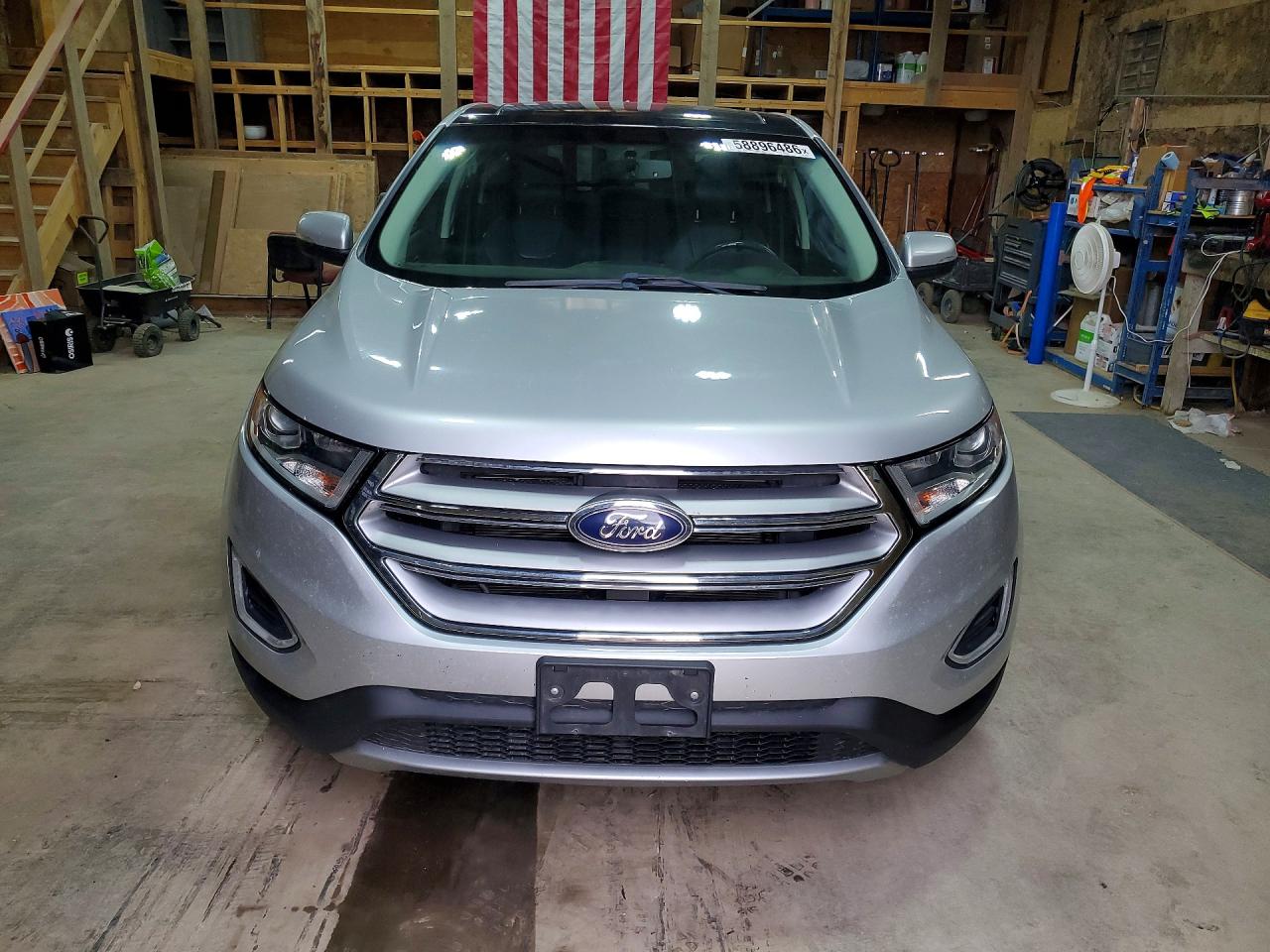 2015 Ford Edge Titanium Silver vin: 2FMTK4K94FBB22065