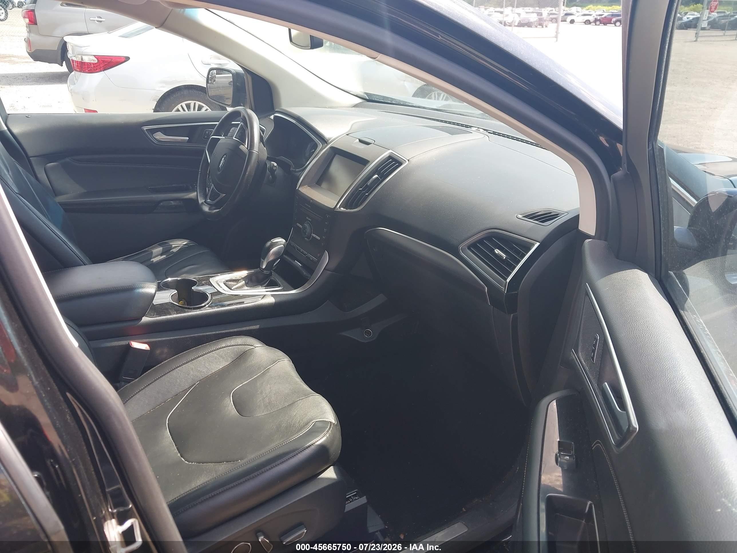 2015 Ford Edge Titanium Black vin: 2FMTK4K94FBB47970