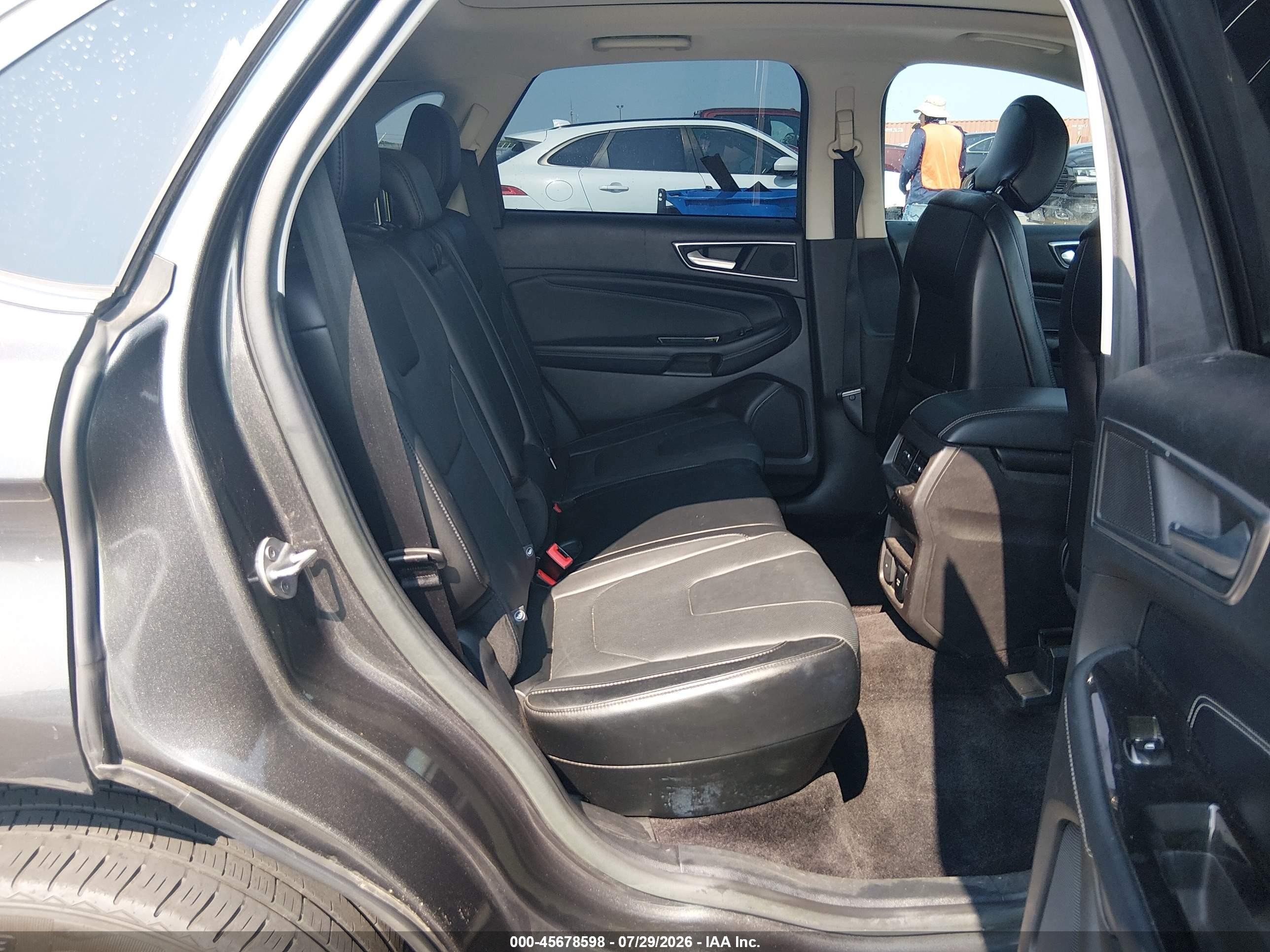 2015 Ford Edge Titanium Gray vin: 2FMTK4K94FBB84291
