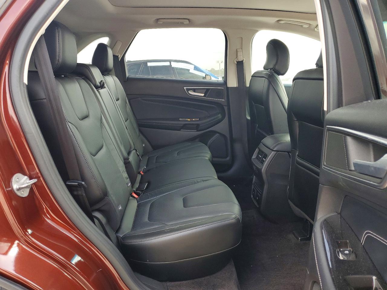 2015 Ford Edge Titanium Maroon vin: 2FMTK4K94FBB96795