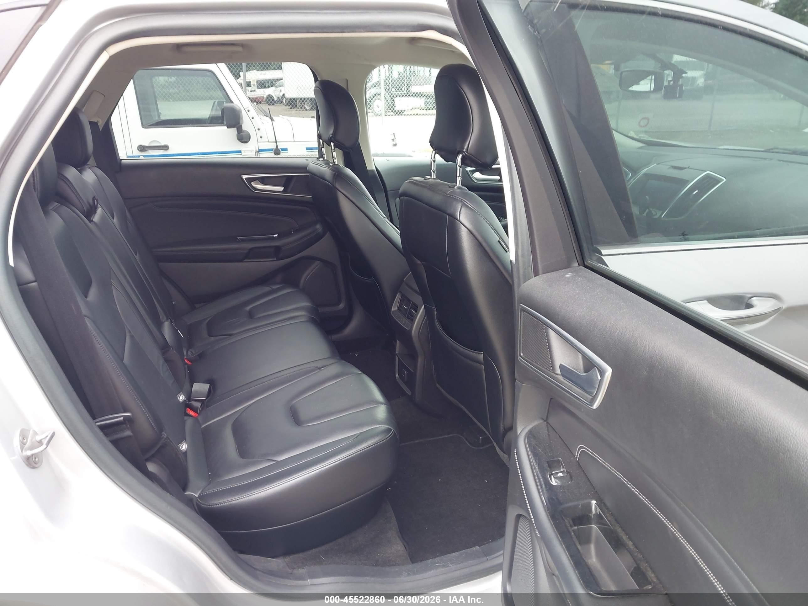 2015 Ford Edge Titanium Silver vin: 2FMTK4K95FBB23290