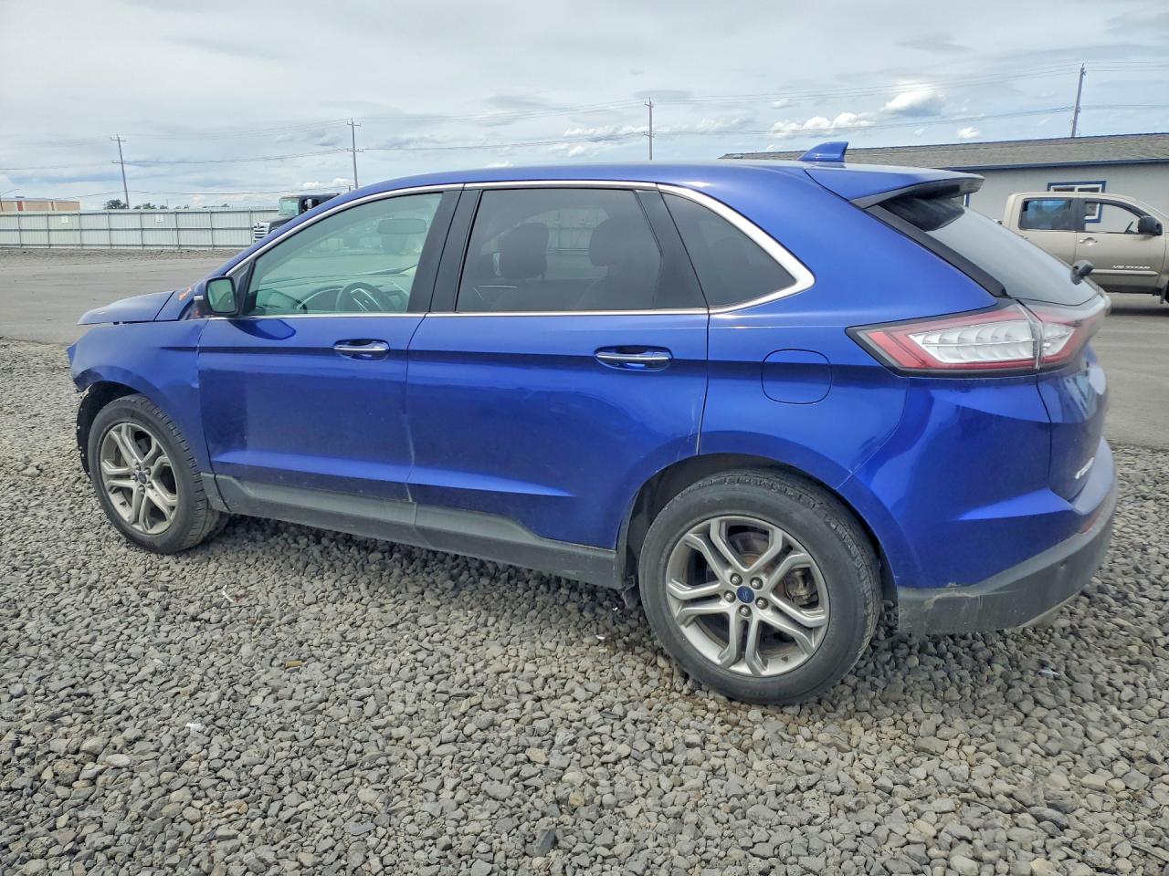 2015 Ford Edge Titanium Blue vin: 2FMTK4K95FBB43197