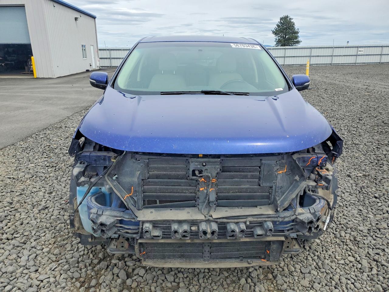 2015 Ford Edge Titanium Blue vin: 2FMTK4K95FBB43197